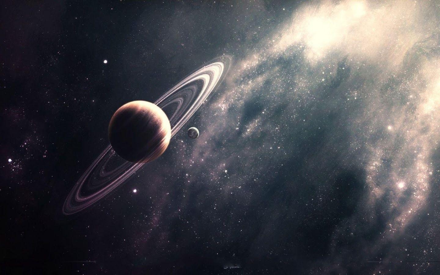 Saturn, HD, Bild, Weltraum, Top, 1440x900 HD Desktop