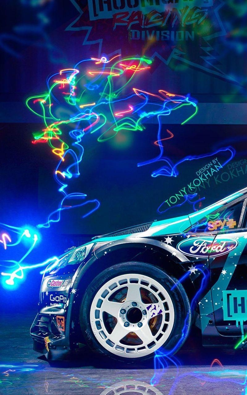 Ford Fiesta ST, Hoonigan, RX43, Nexus, Samsung, 800x1280 HD Handy