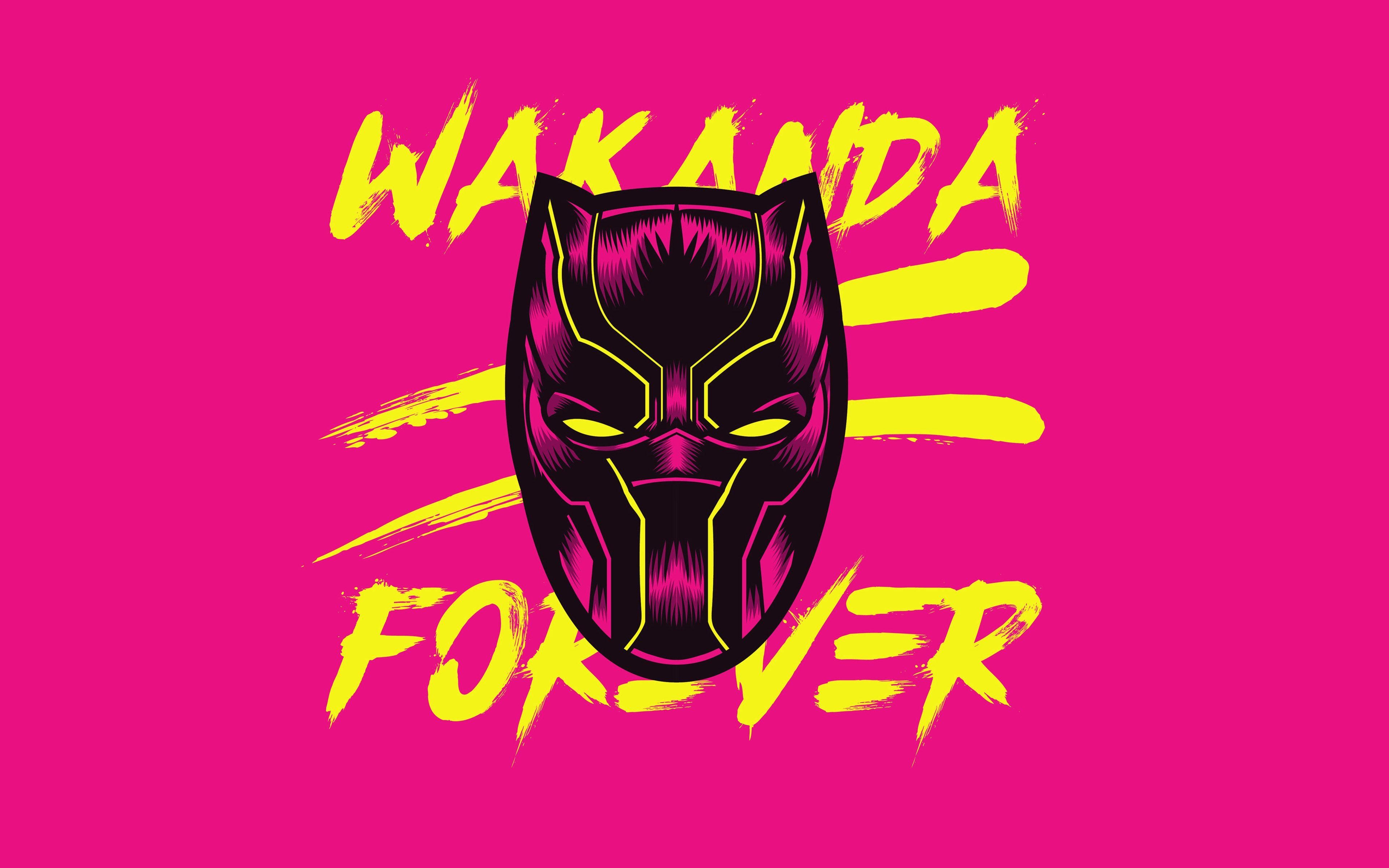 Black Panther, Wakanda Forever, 4K HD, Superhelden, Marvel, 3840x2400 4K Desktop