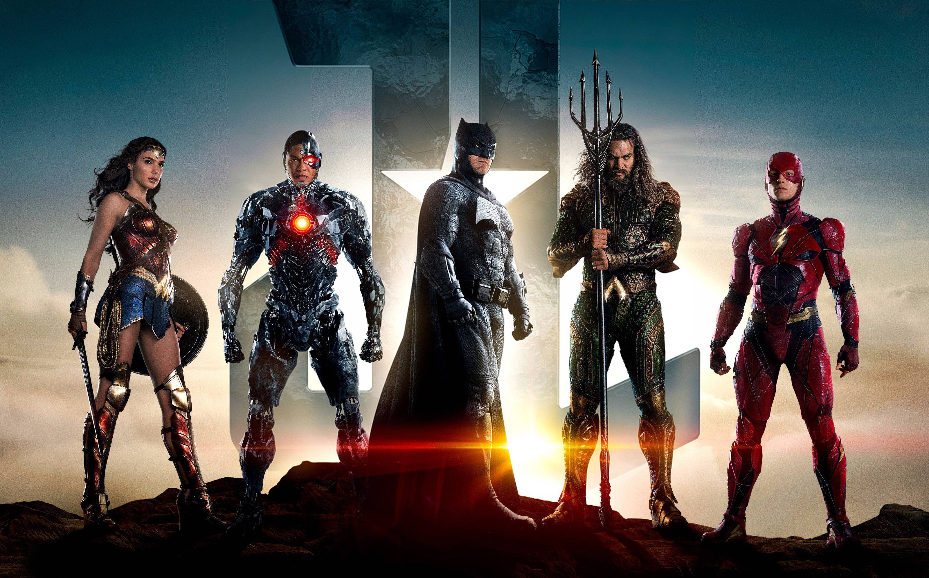 Justice League, Batman, Wonder Woman, Aquaman, Flash, 3200x2000 HD Desktop