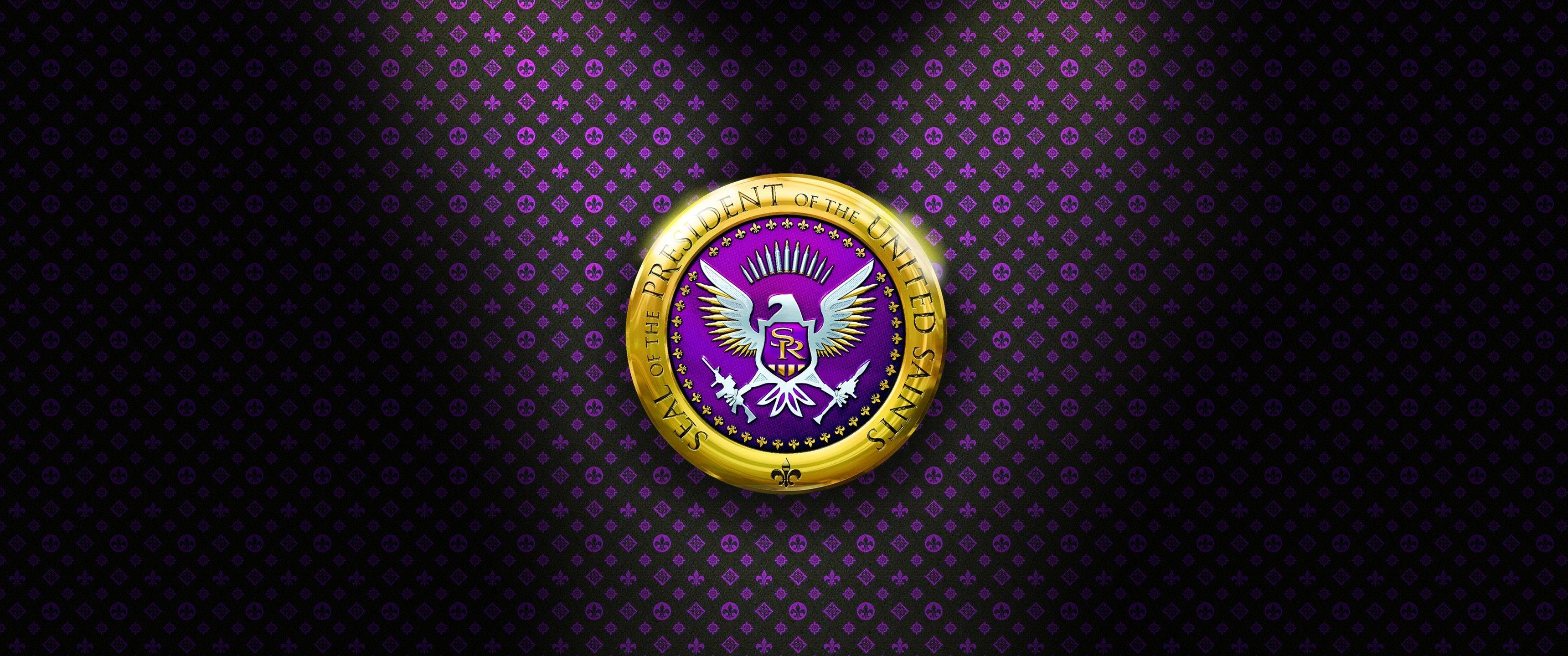 Saints Row, Logo, HD, Gaming, Hintergrund, 3440x1440 Dual Screen Desktop