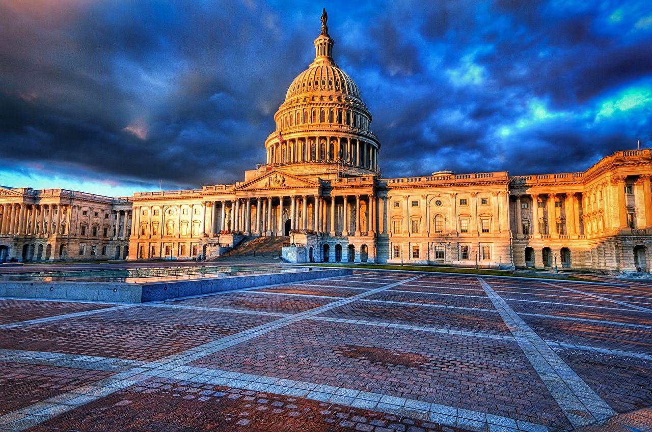 Washington DC, Kapitol, HDR, Städte, Häuser, 1280x850 HD Desktop