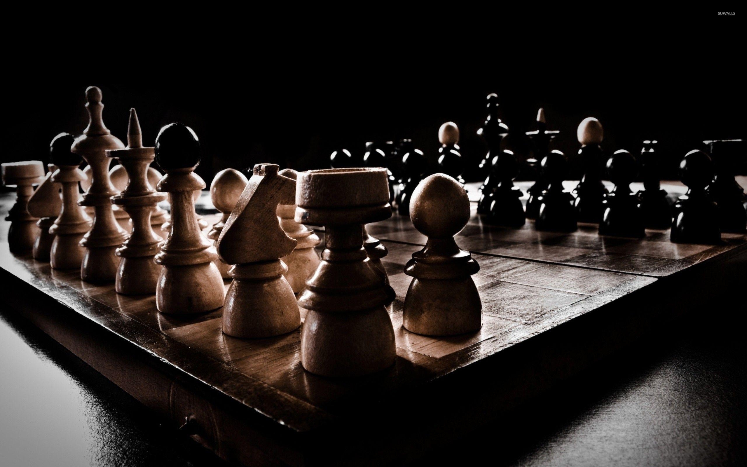 Schach, vintage, Hintergrund, Denksport, Strategie, 2560x1600 HD Desktop