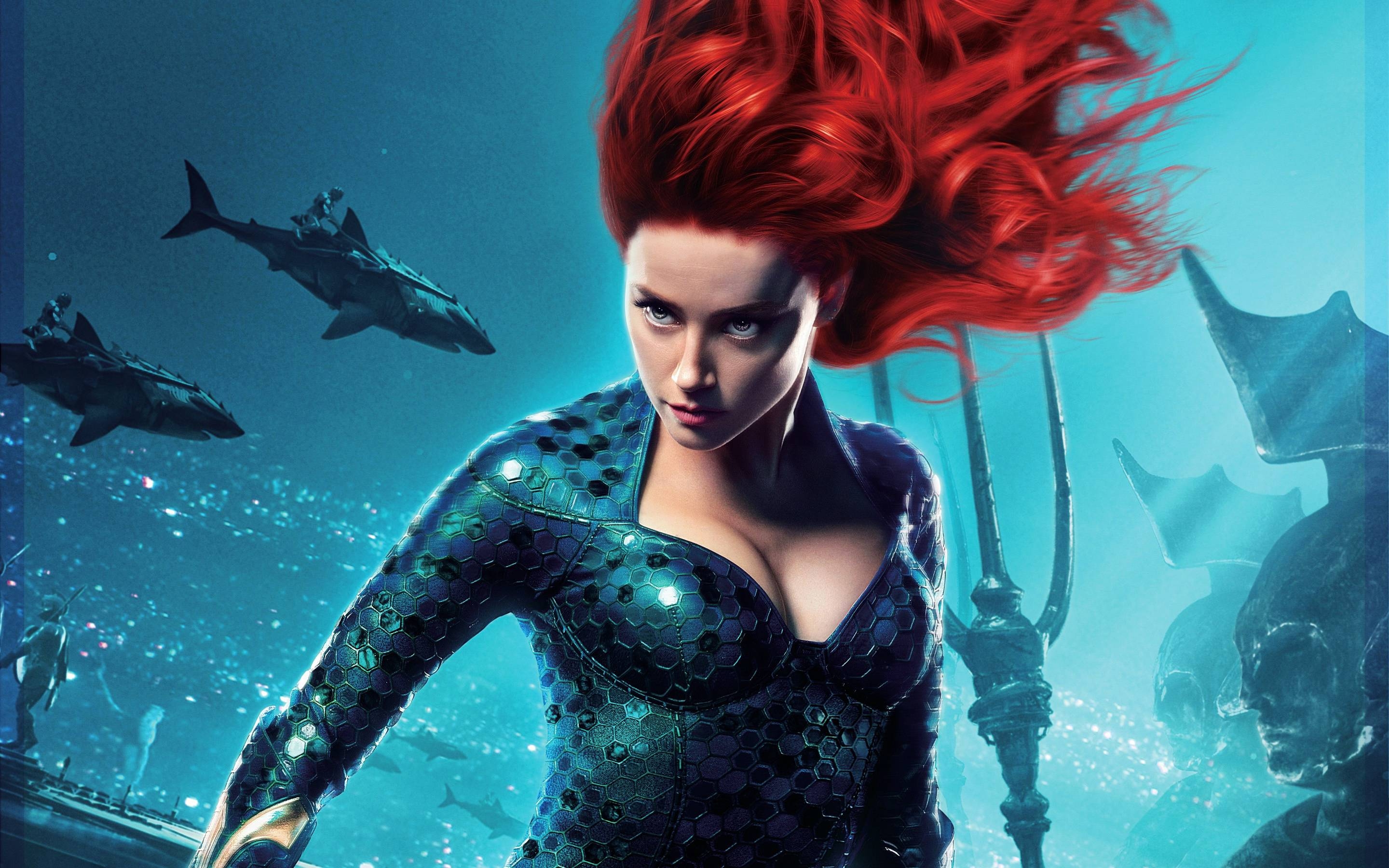 Amber Heard, Mera, DC Comics, Aquaman, 5K, 2880x1800 HD Desktop