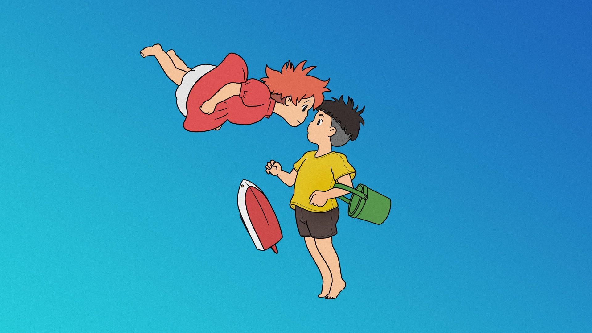 Ponyo, Top, Anime, Wallpaper, Grafik, 1920x1080 Full HD Desktop