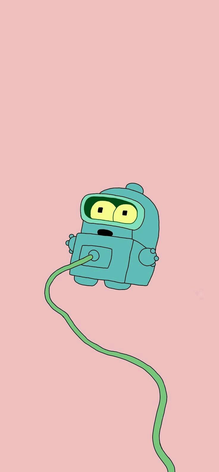 Futurama, Cartoon, Hintergrundbild, Sci-Fi, Serie, 740x1590 HD Handy