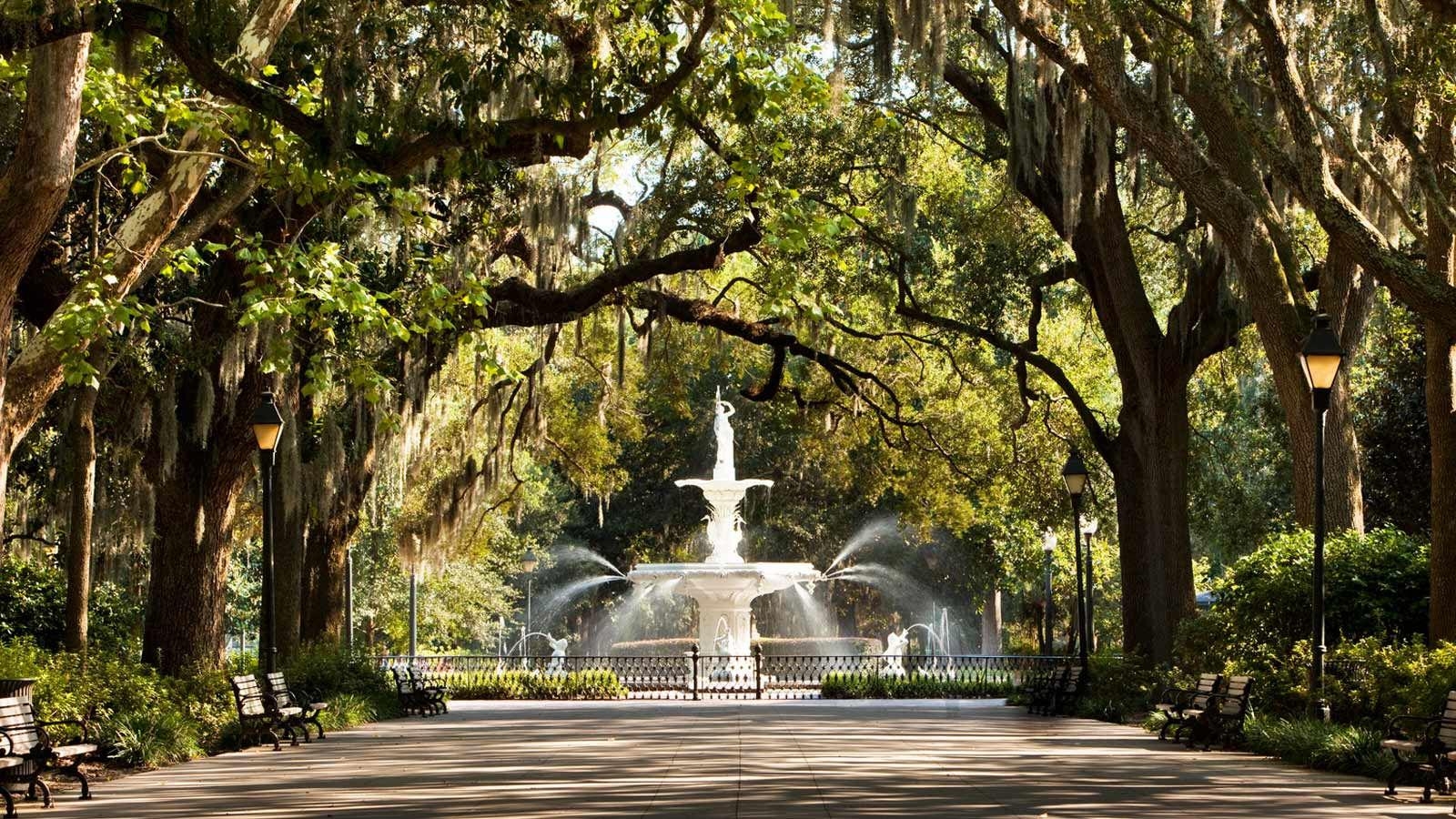 Wochenende, Savannah Georgia, Reiseplanung, Ausflug, Freizeit, 1600x900 HD Desktop