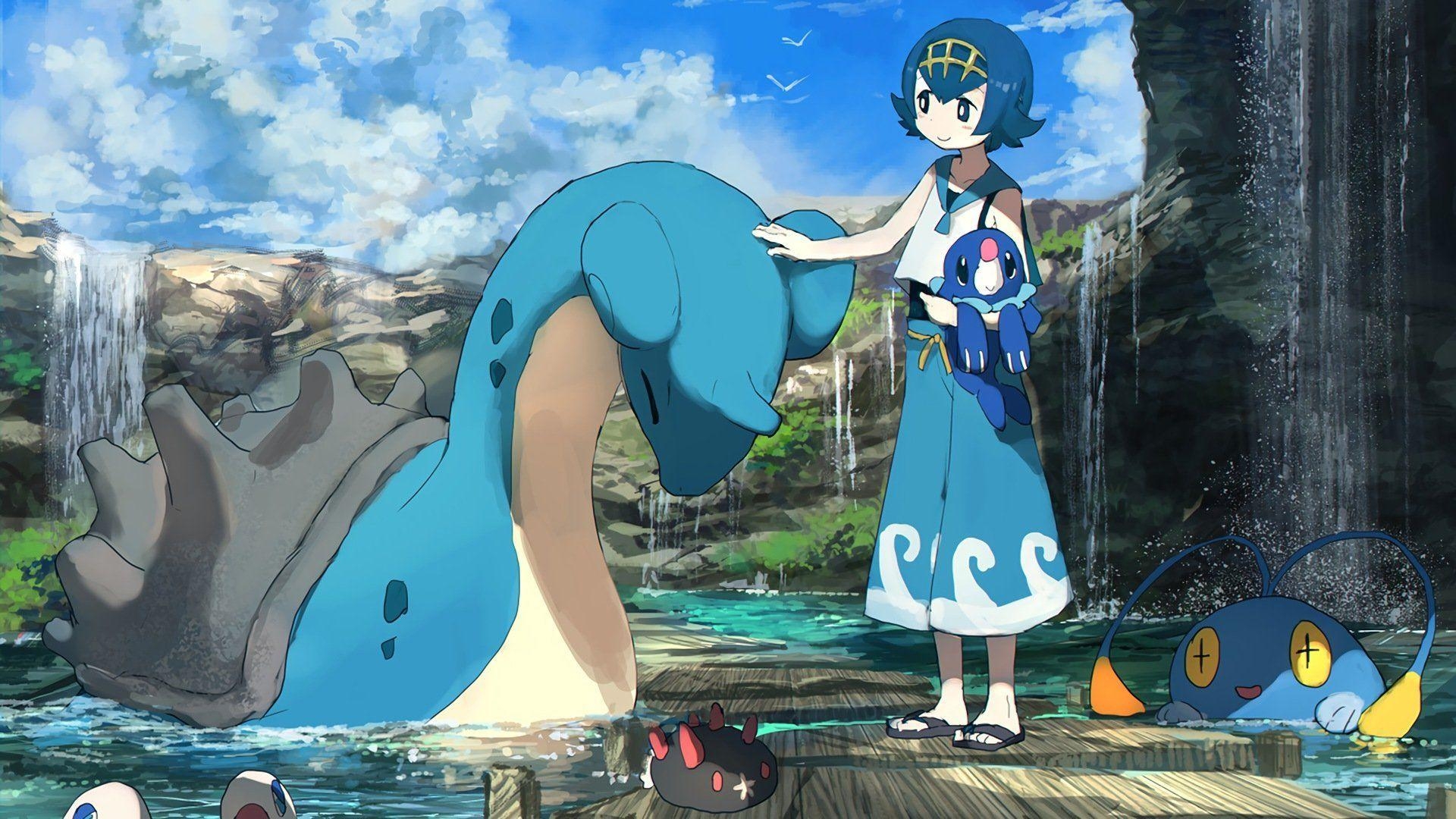 Lapras, Pokemon, Desktop, Hintergrund, Kostenlos, 1920x1080 Full HD Desktop