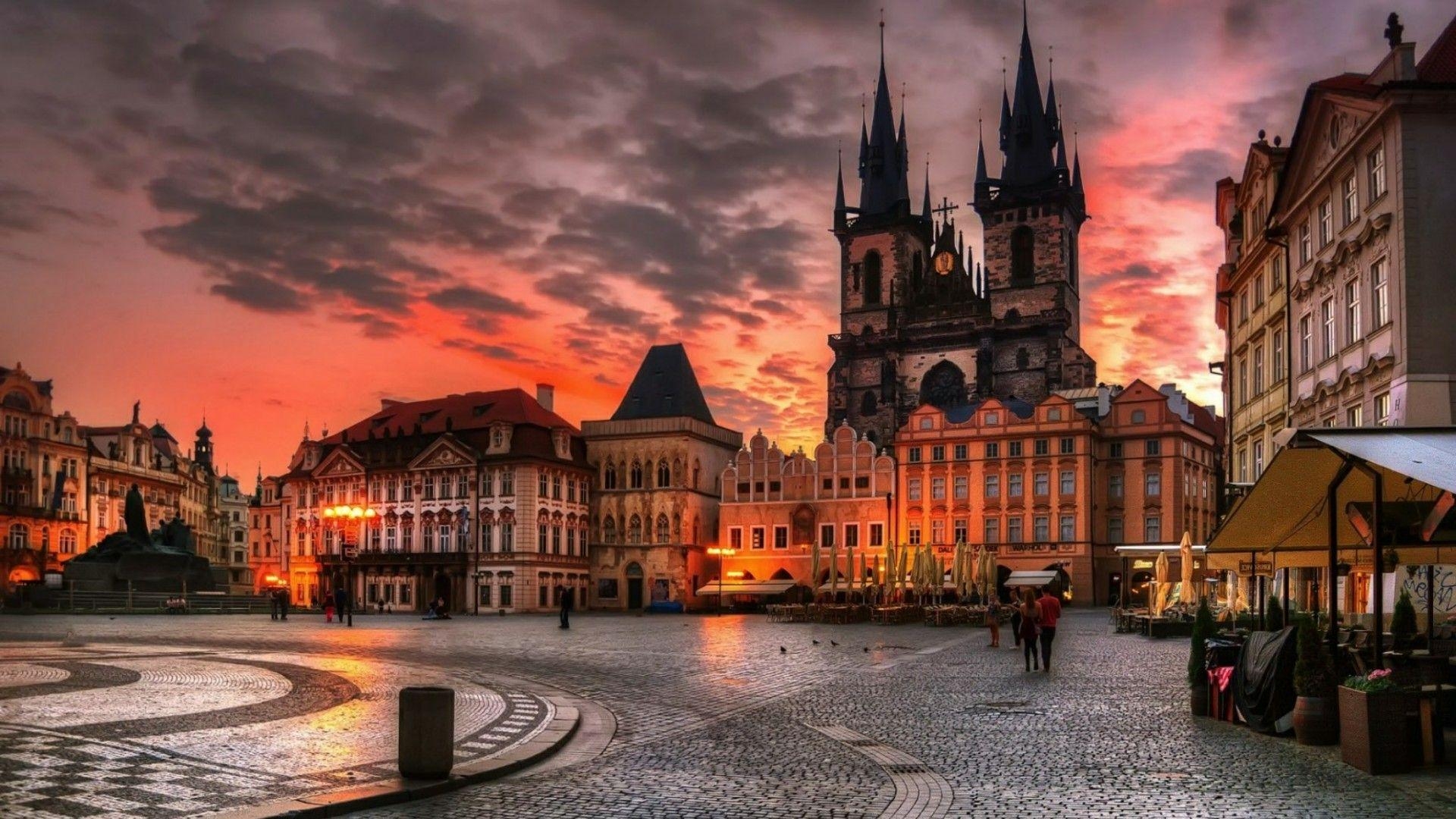 Altstädter Ring, Prag, historische Gebäude, HD, 1920x1080 Full HD Desktop