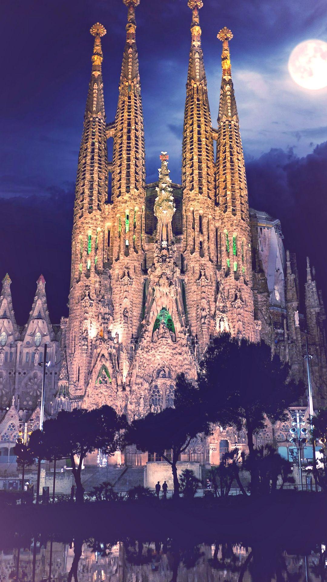 Sagrada Familia, Handy, Barcelona, Kathedrale, Gaudí, 1080x1920 Full HD Handy