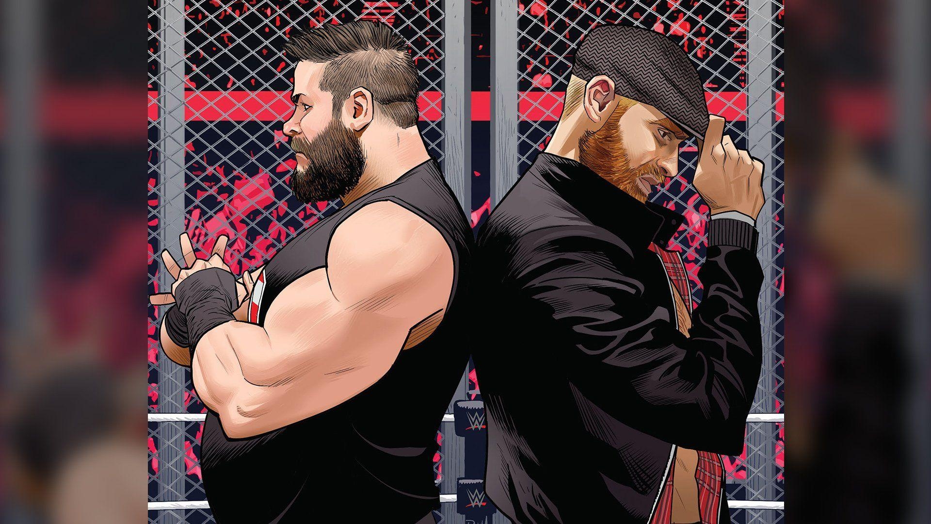 Kevin Owens, Sami Zayn, Wrestling, Comics, Studio, 1920x1080 Full HD Desktop