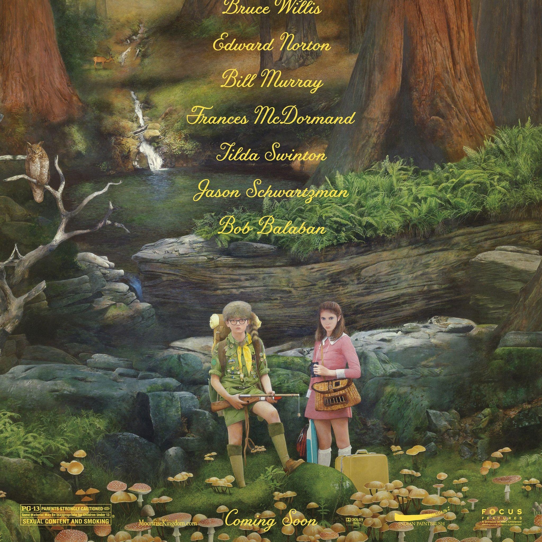 Moonrise Kingdom, Abenteuer, Jugendlichkeit, New England, Film, 2050x2050 HD Handy