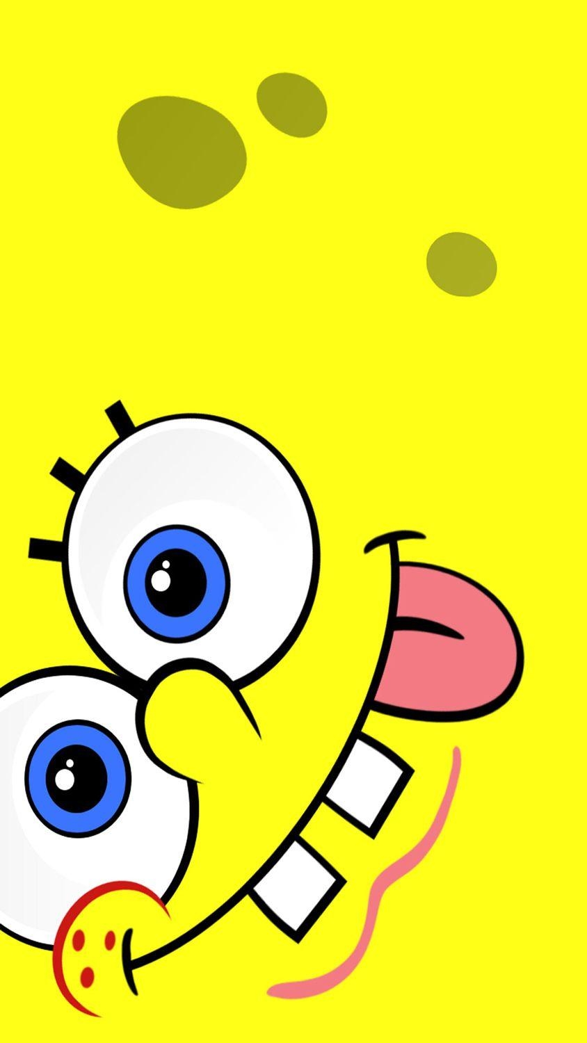 SpongeBob Designs, Hintergrund, Cartoon, kreativ, lustig, 850x1500 HD Handy