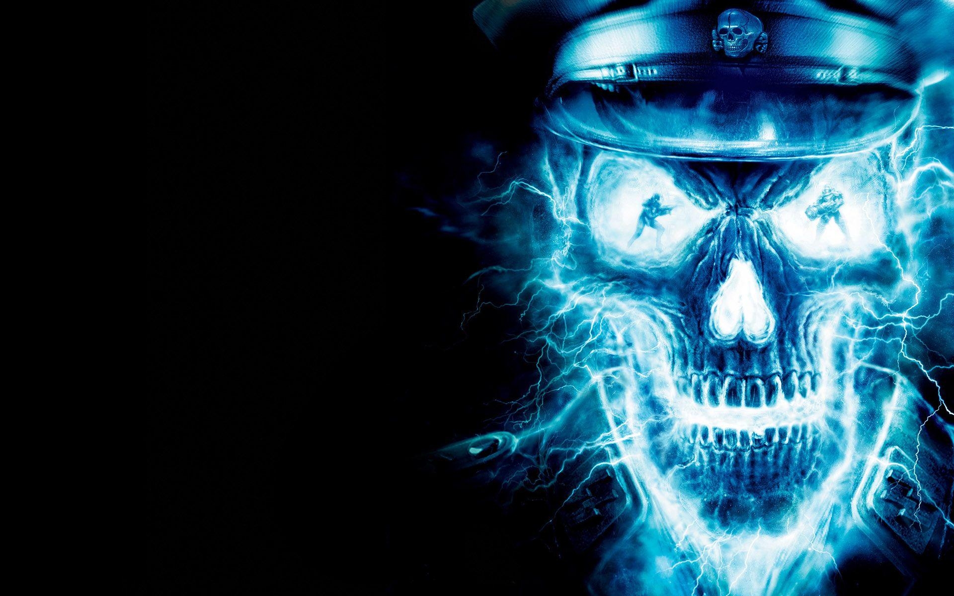 Geist, Ghost Rider, Blau, Bild, HD, 1920x1200 HD Desktop