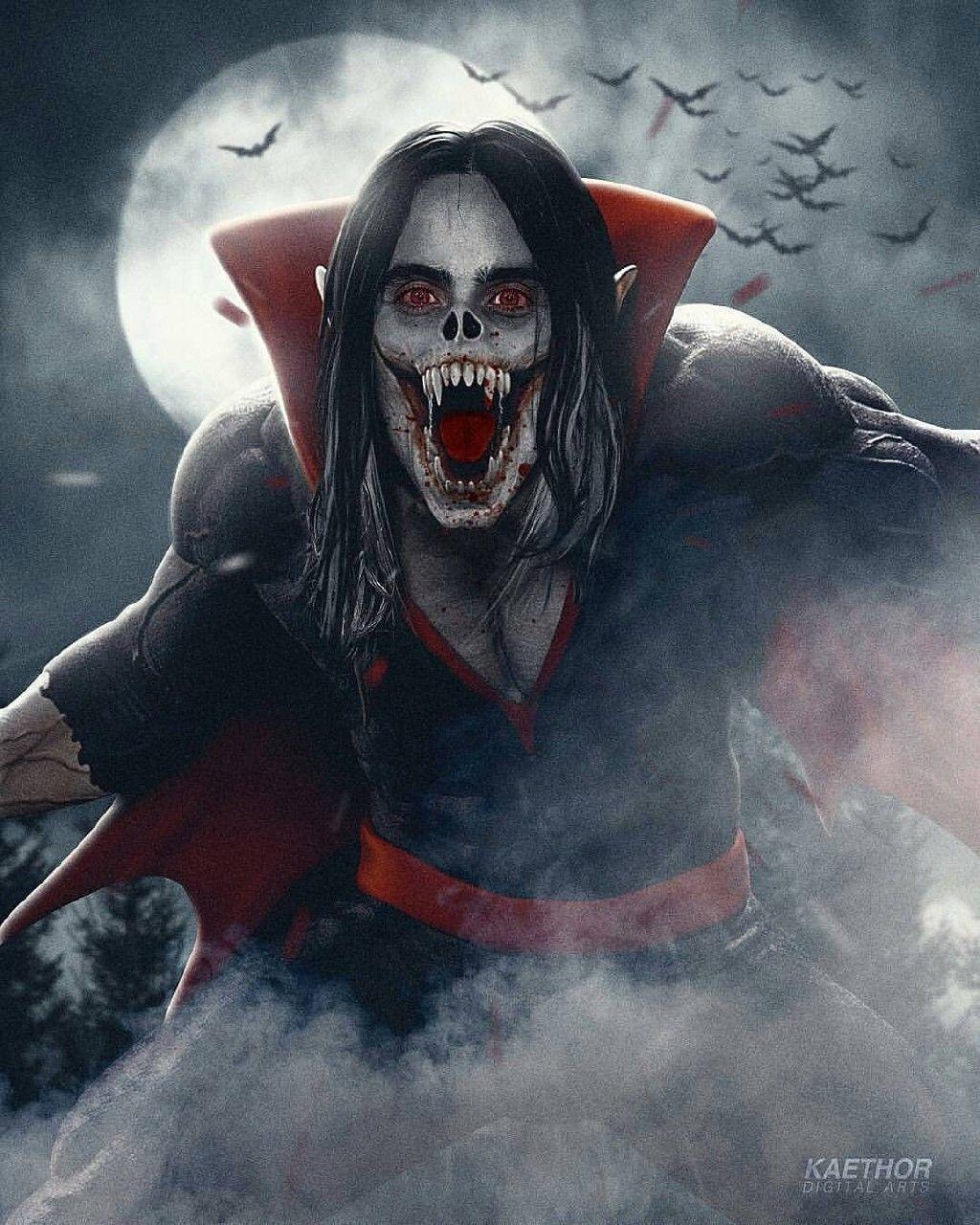 Morbius, lebender Vampir, Comic, HD, Vampirbild, 1030x1280 HD Handy