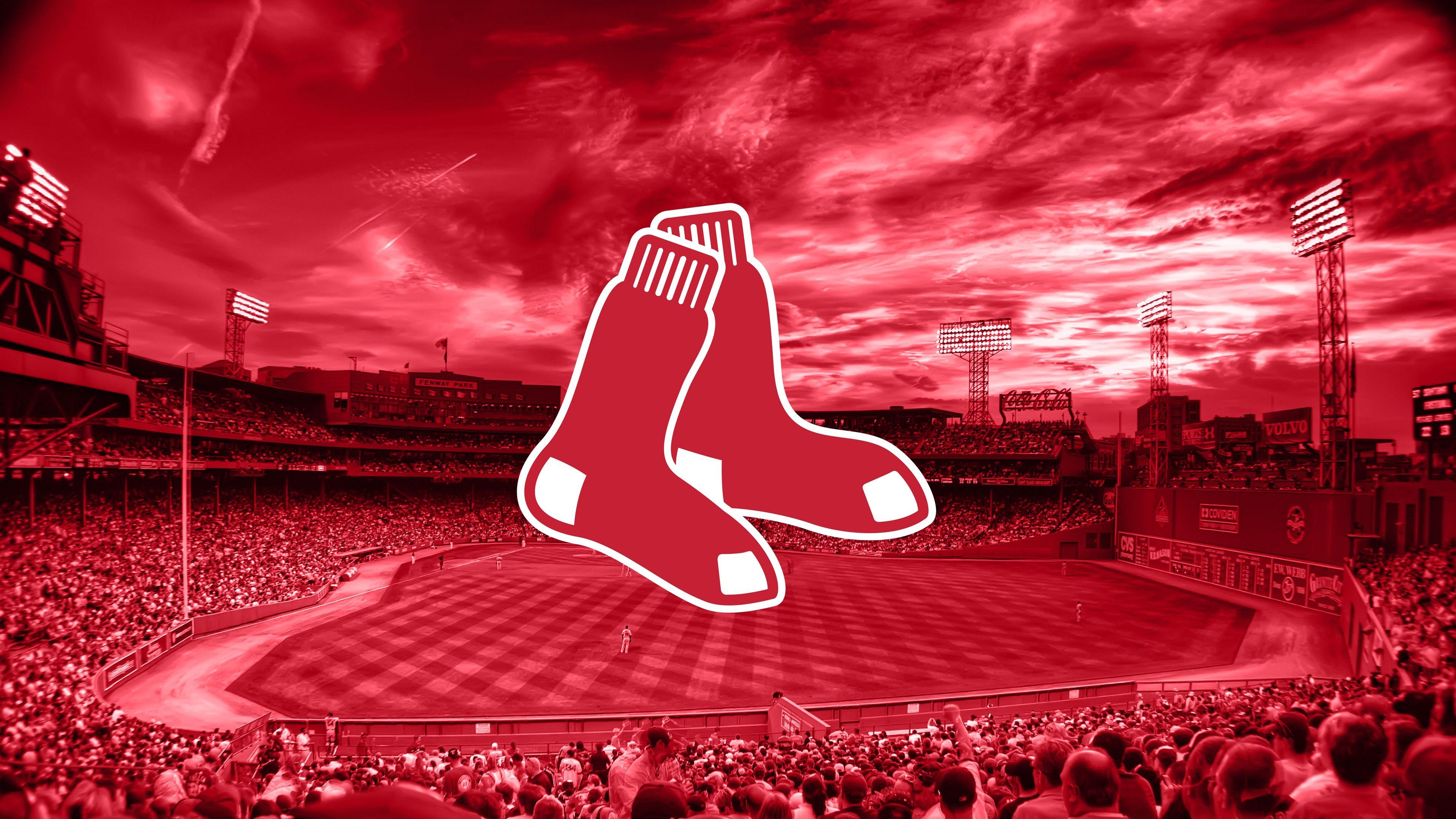 Red Sox, Weihnachten, Boston, Baseball, Hintergrund, 3840x2160 4K Desktop