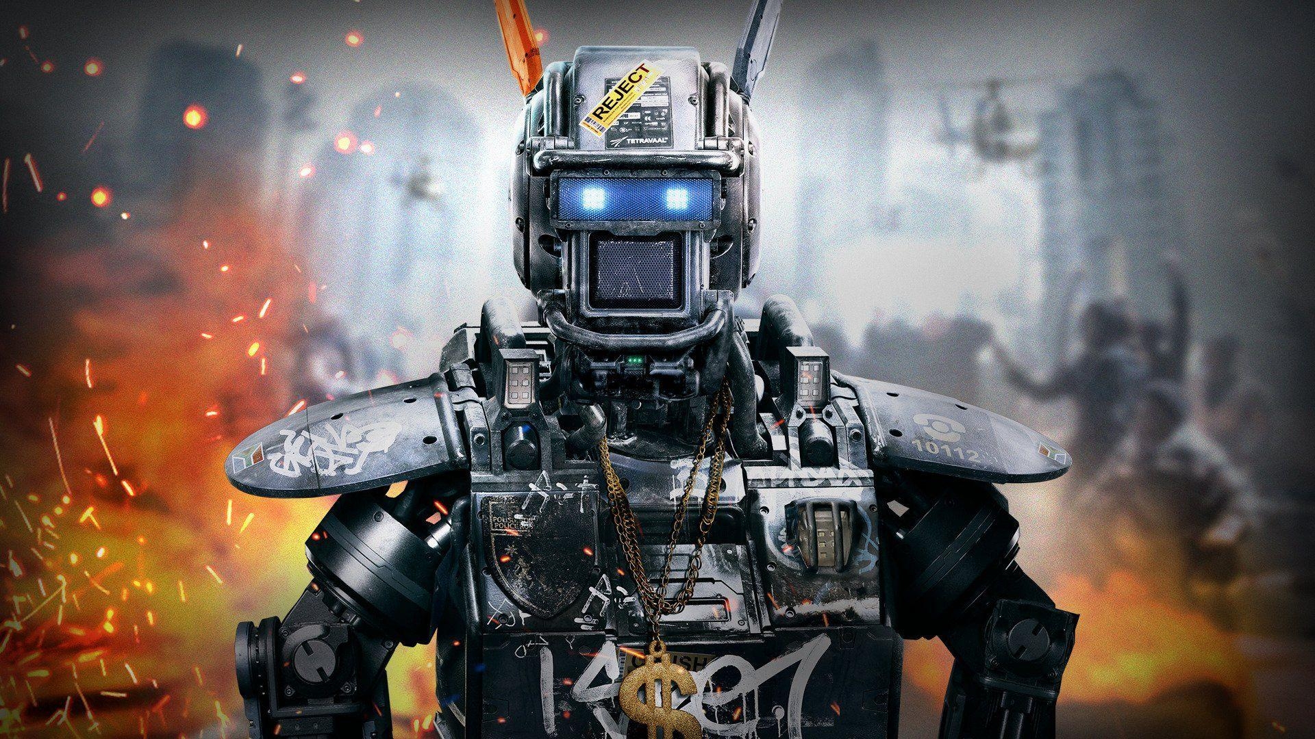 Chappie HD, Film, Science-Fiction, Roboter, Chappie, 1920x1080 Full HD Desktop