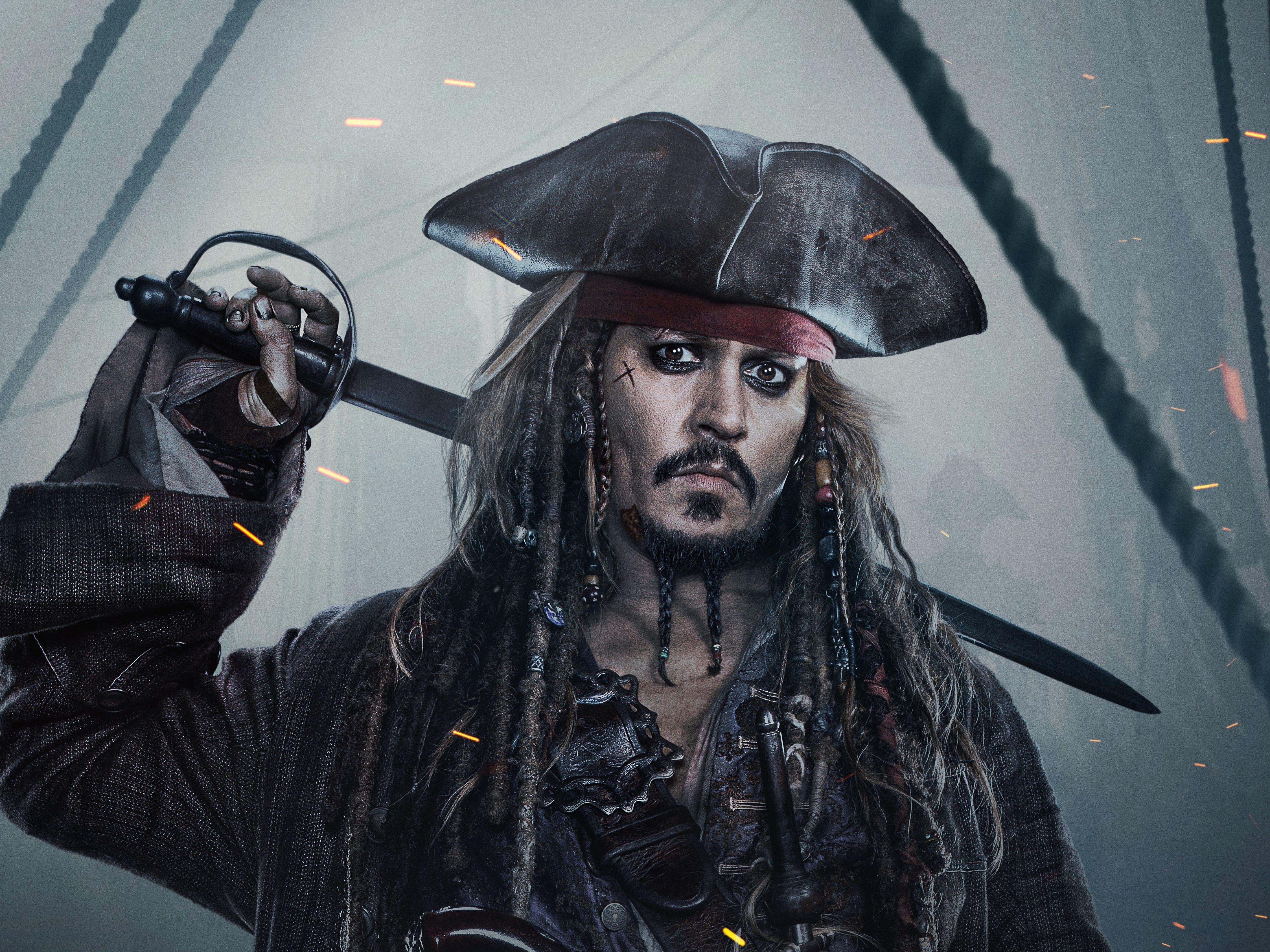 Jack Sparrow, 4K, Ultra HD, Hintergrund, Abenteuer, 4500x3380 4K Desktop