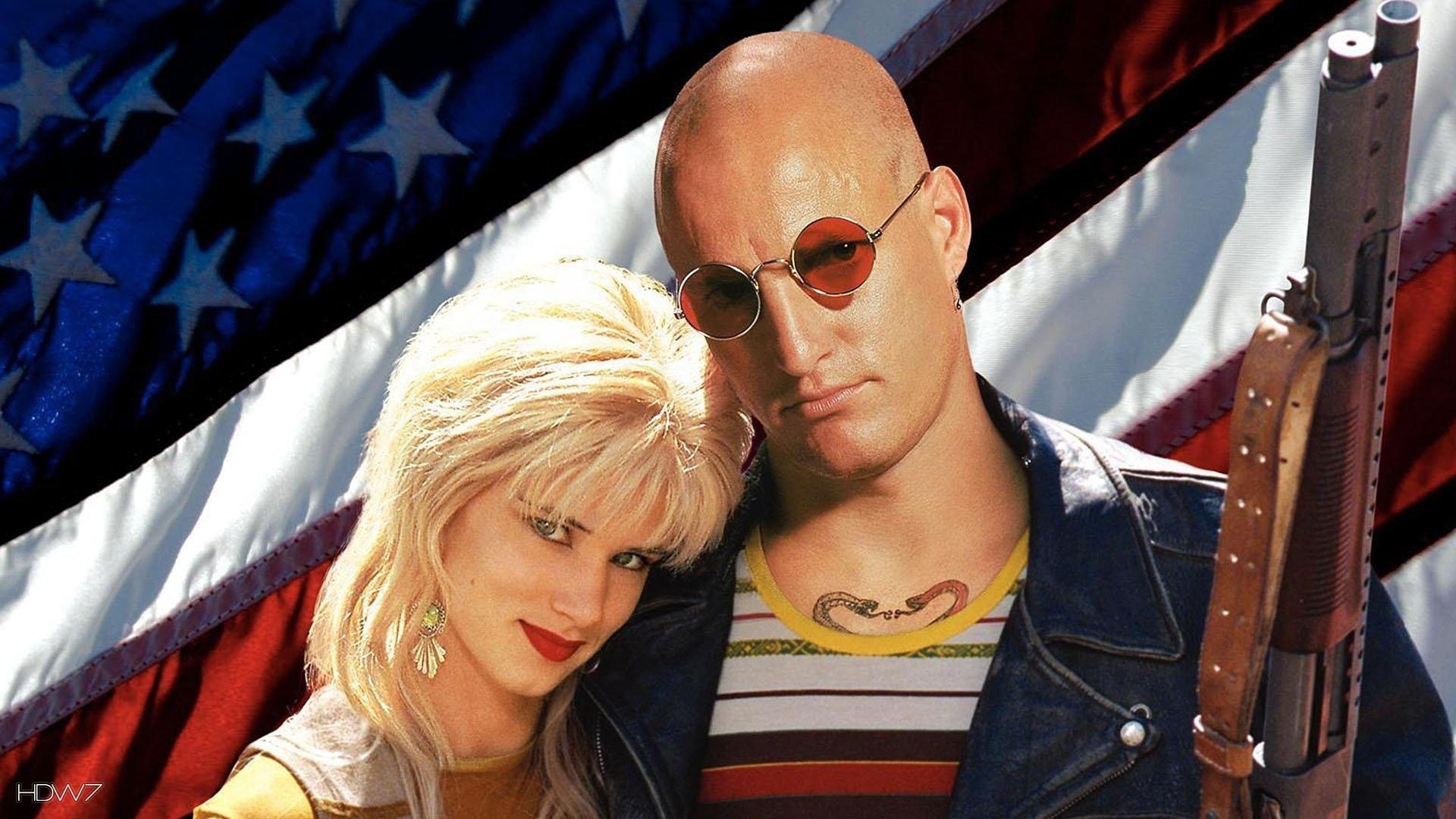 Woody Harrelson, Natural Born Killers, Pistole, HD, 1920x1080 Full HD Desktop