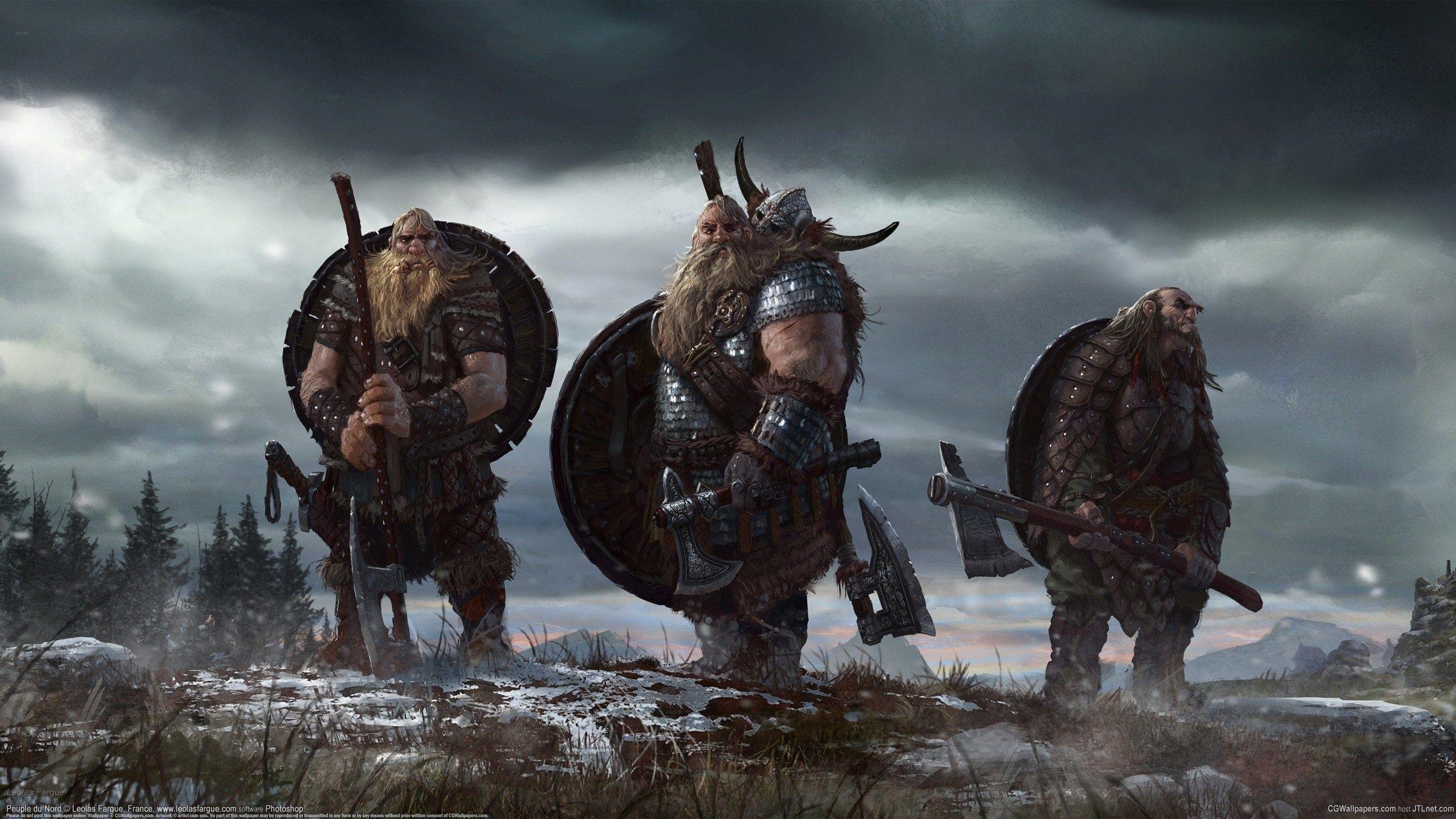 Zwerg, Dwarven, Fantasy, Fantasywelt, RPG, 2560x1440 HD Desktop