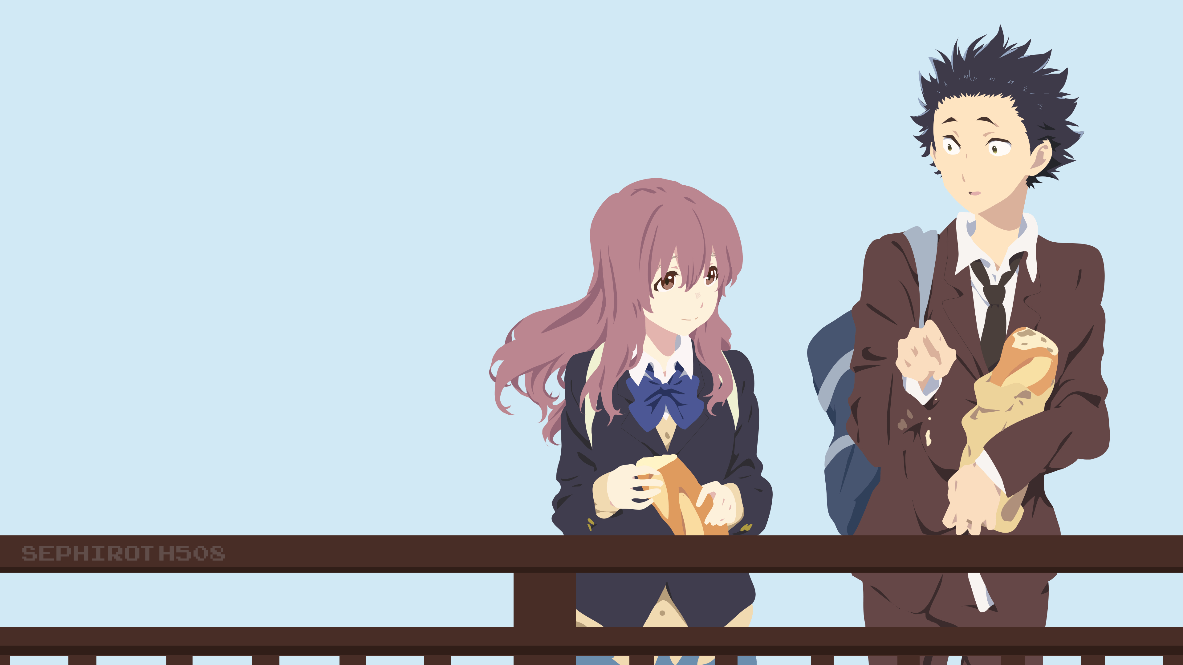 Koe no Katachi, Vector, 4K HD, Anime, Emotion, 3840x2160 4K Desktop