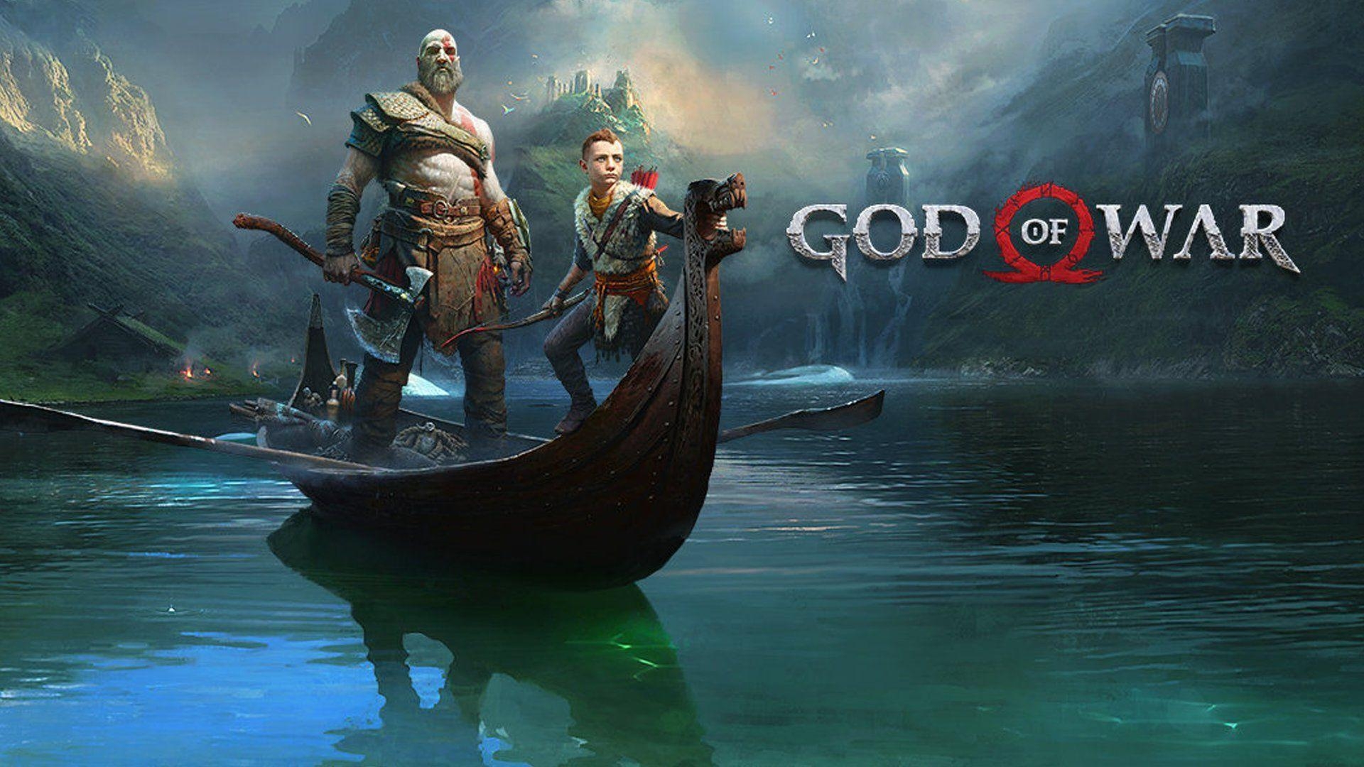 God of War, 2018, HD, Kratos, Hintergrundbild, 1920x1080 Full HD Desktop