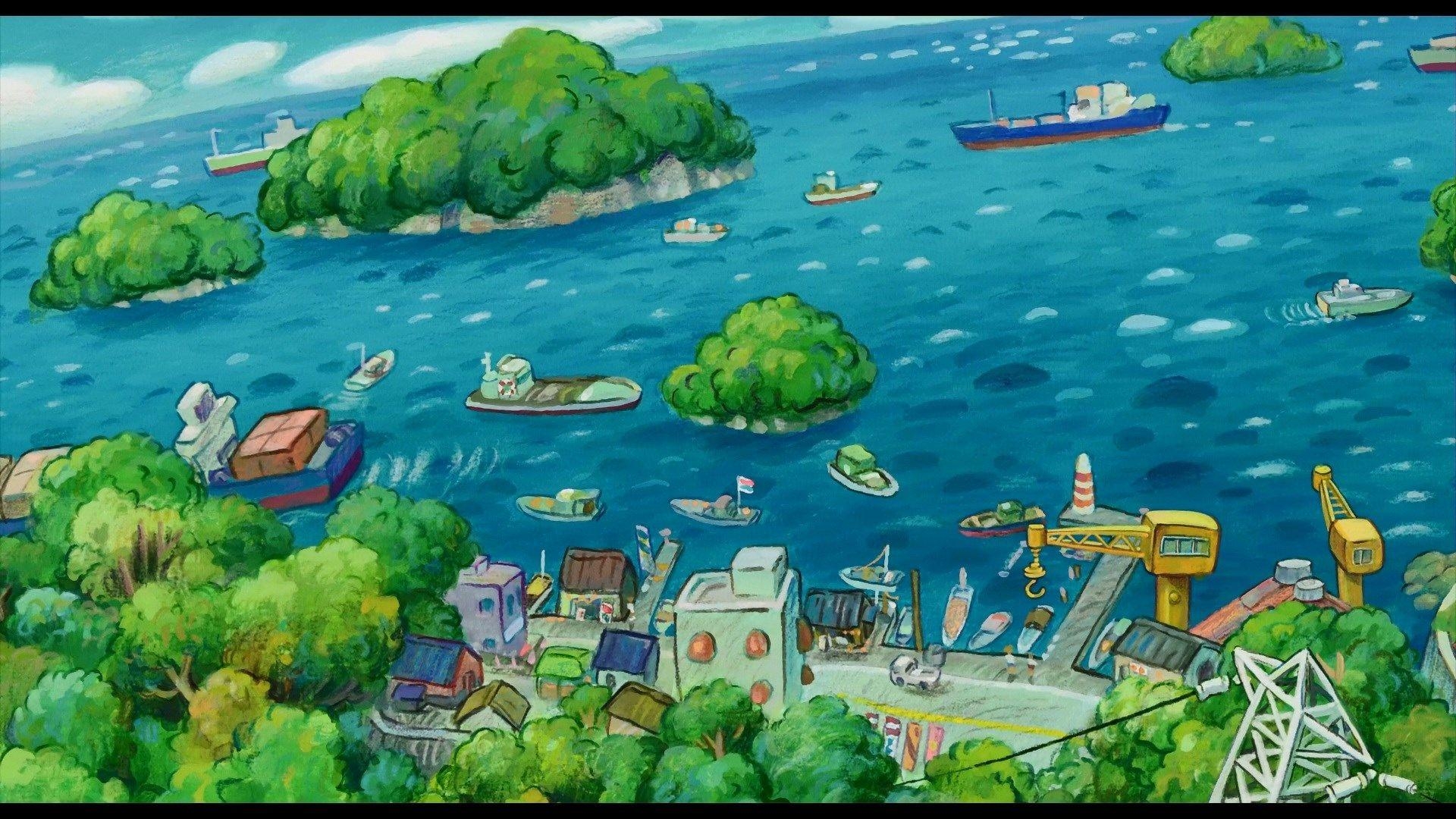 Ponyo Anime, Breitbild, Studio Ghibli, Magie, Animation, 1920x1080 Full HD Desktop