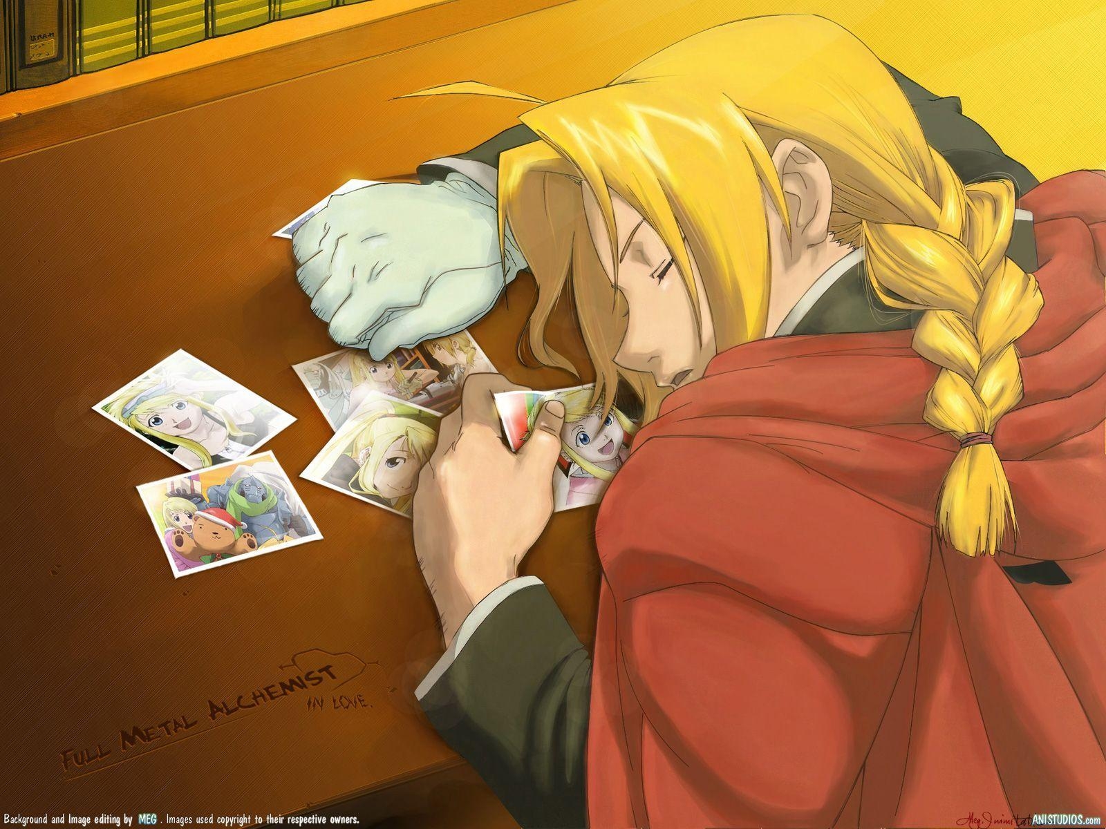 Edward Elric, Anime, Alphonse Elric, Hintergrund, Schreibtisch, 1600x1200 HD Desktop