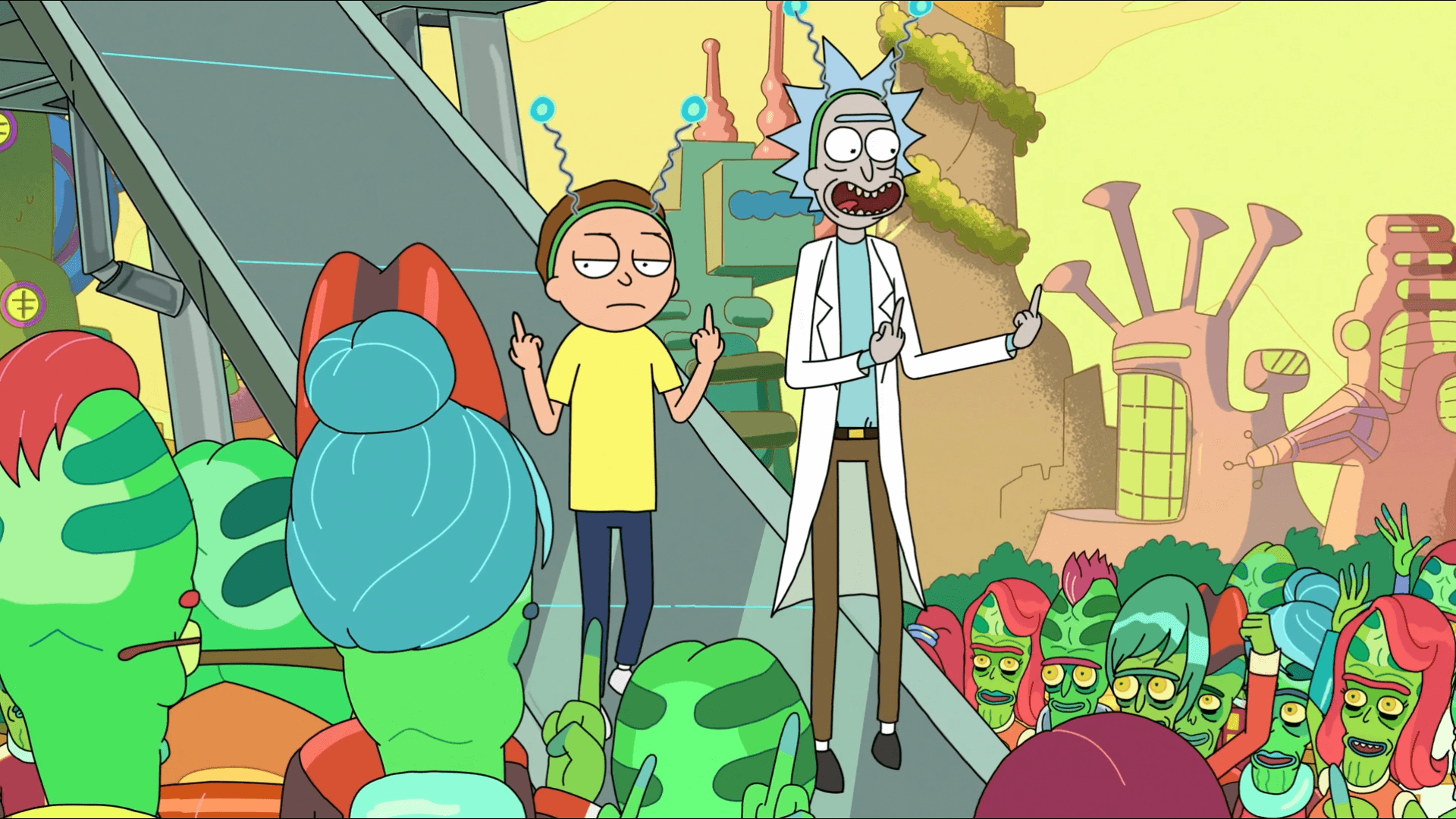 Rick and Morty, Zeichentrick, Humor, Sci-Fi, Kult, 1920x1080 Full HD Desktop