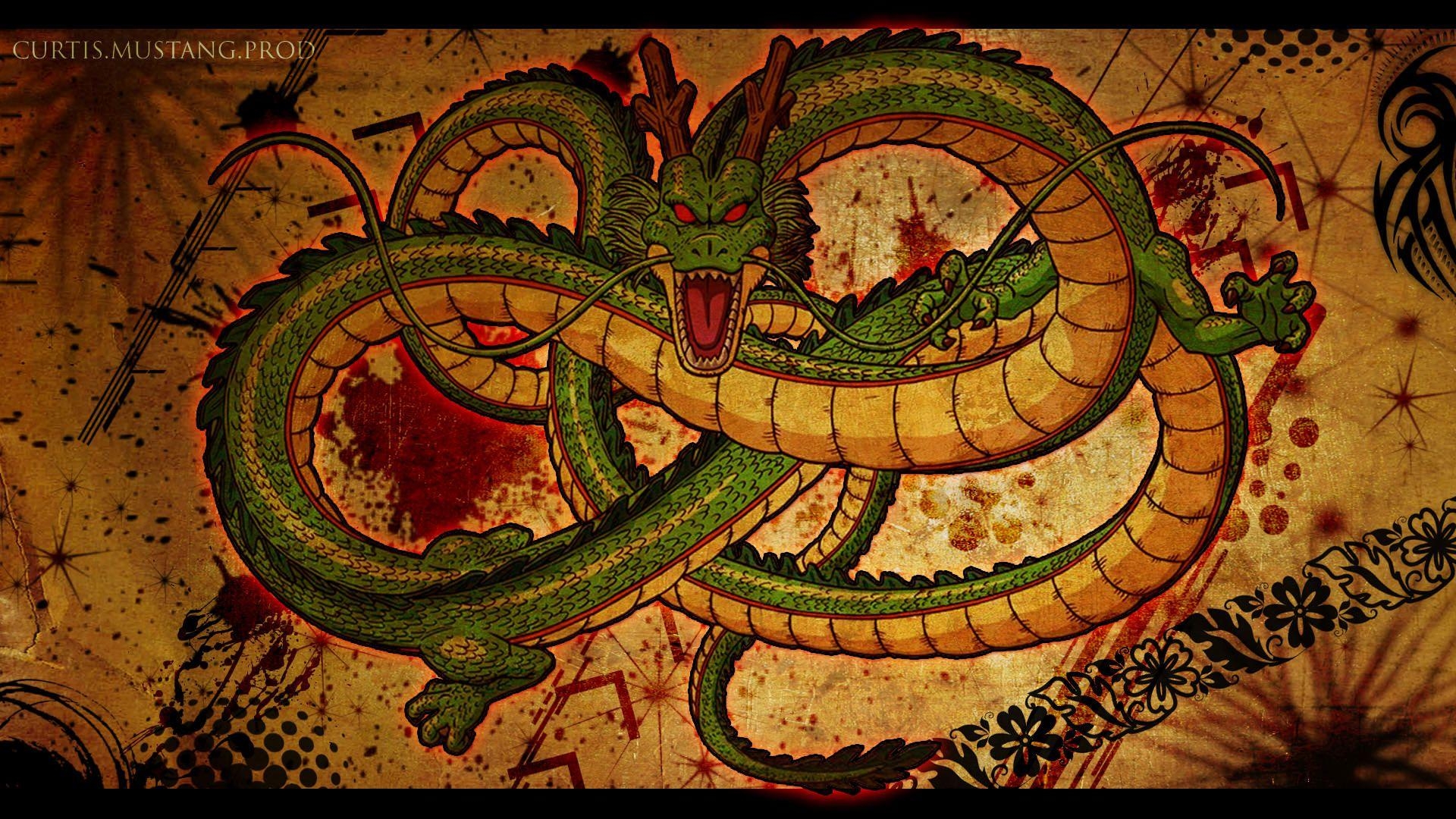 Dragon Ball Z, Shenron, Drache, Anime, Hintergrund, 1920x1080 Full HD Desktop