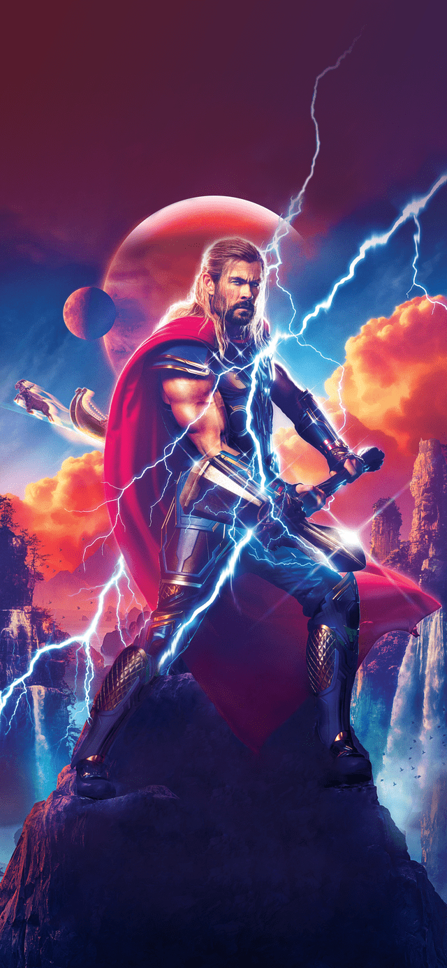 Thor Love and Thunder, Charakter, Handy, Poster, 640x1390 HD Handy