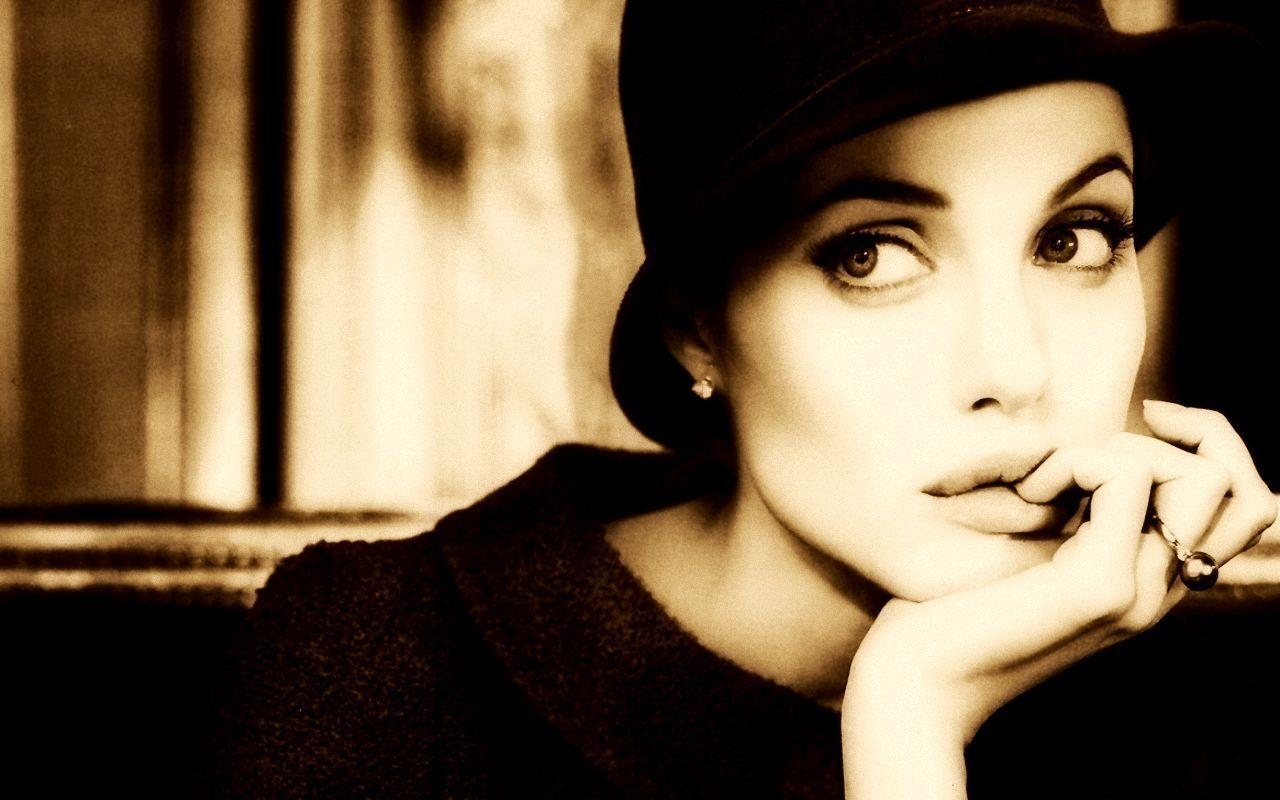 Angelina Jolie, Auto Bild, Schauspielerin, Hintergrundbild, 1280x800 HD Desktop