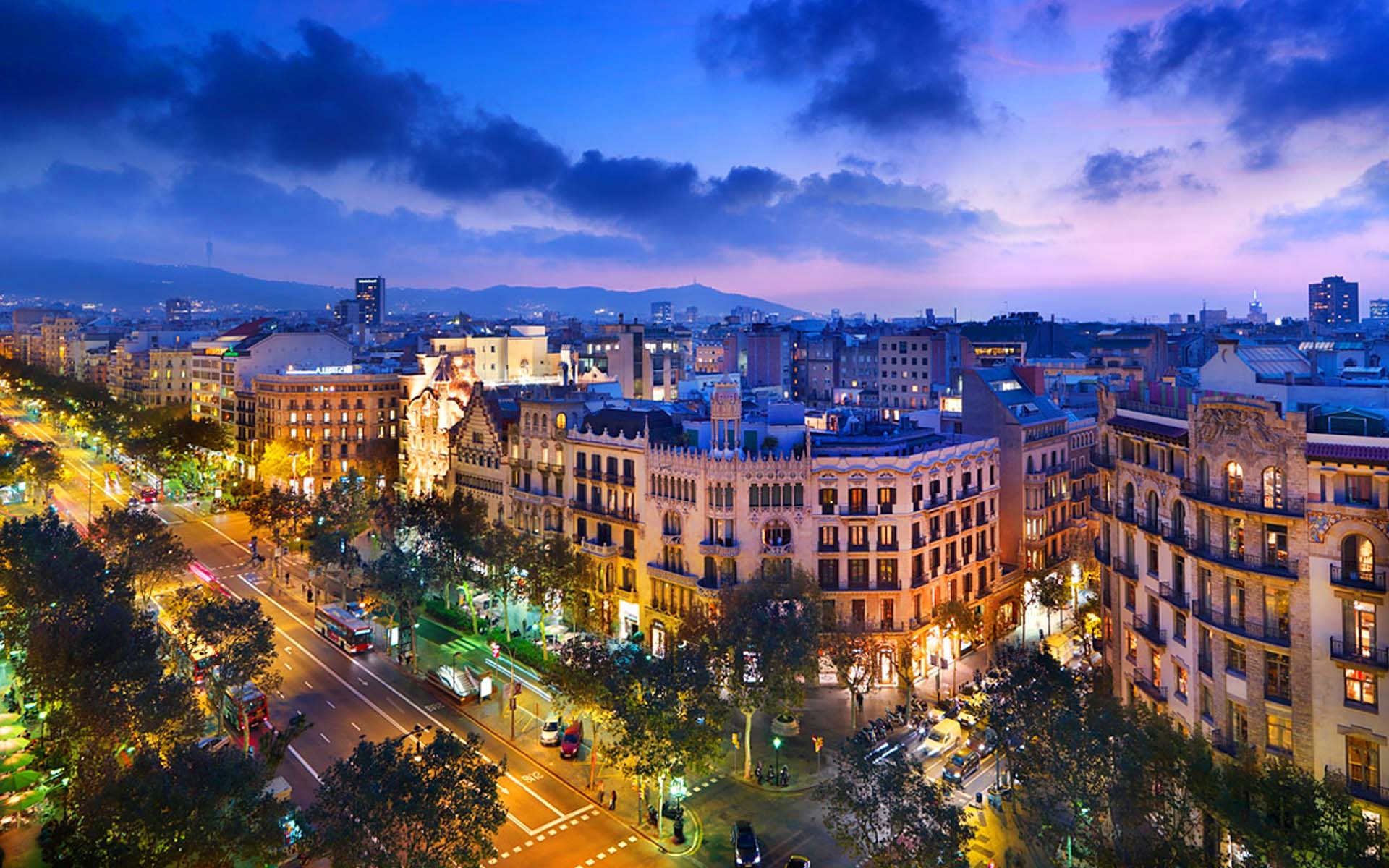 Barcelona Stadt, Spanien, Hintergrund, Reisen, HD, 1920x1200 HD Desktop