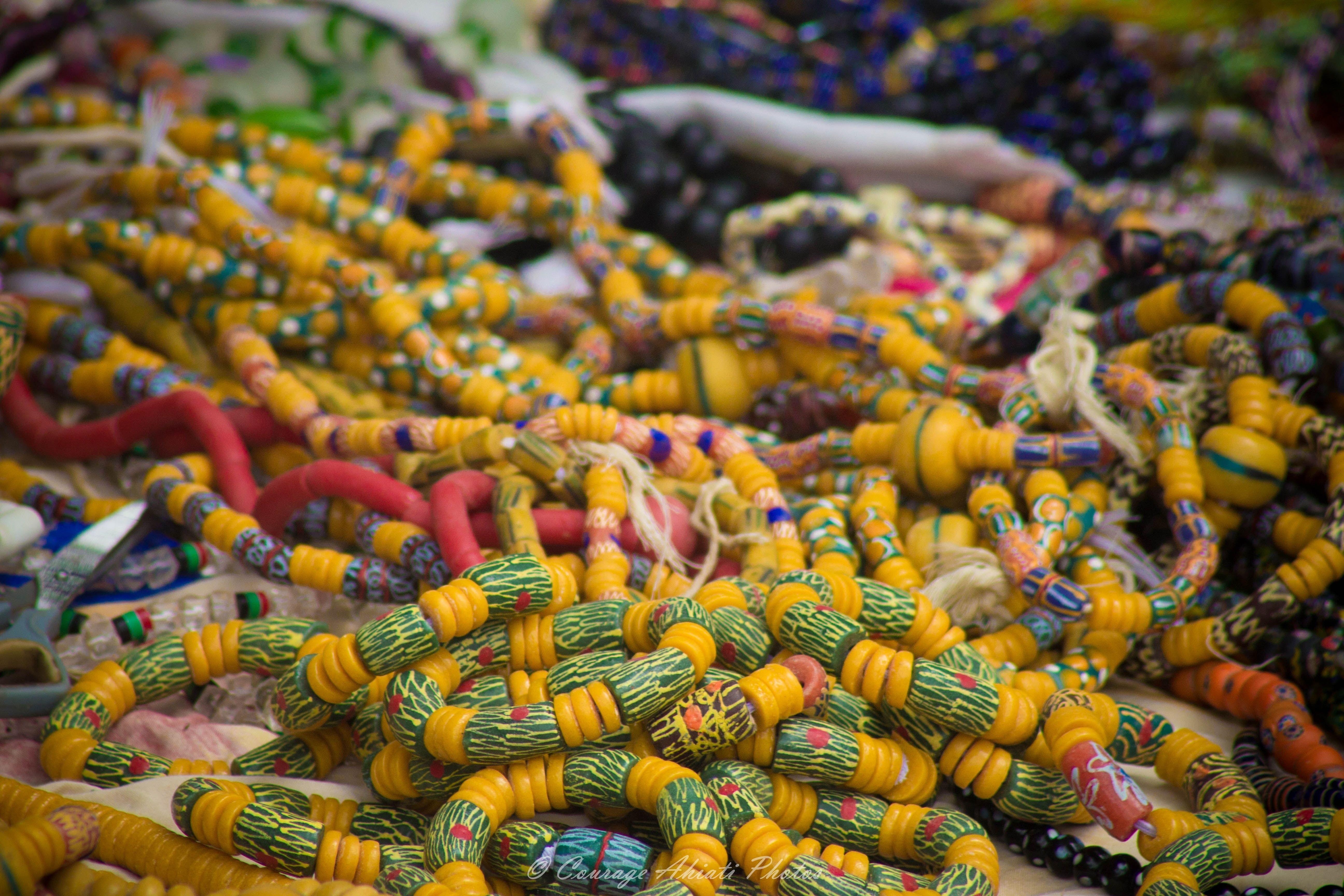 Ghana, Perlen, Traditionelle Perlen, Kultur, Afrika, 5190x3460 4K Desktop