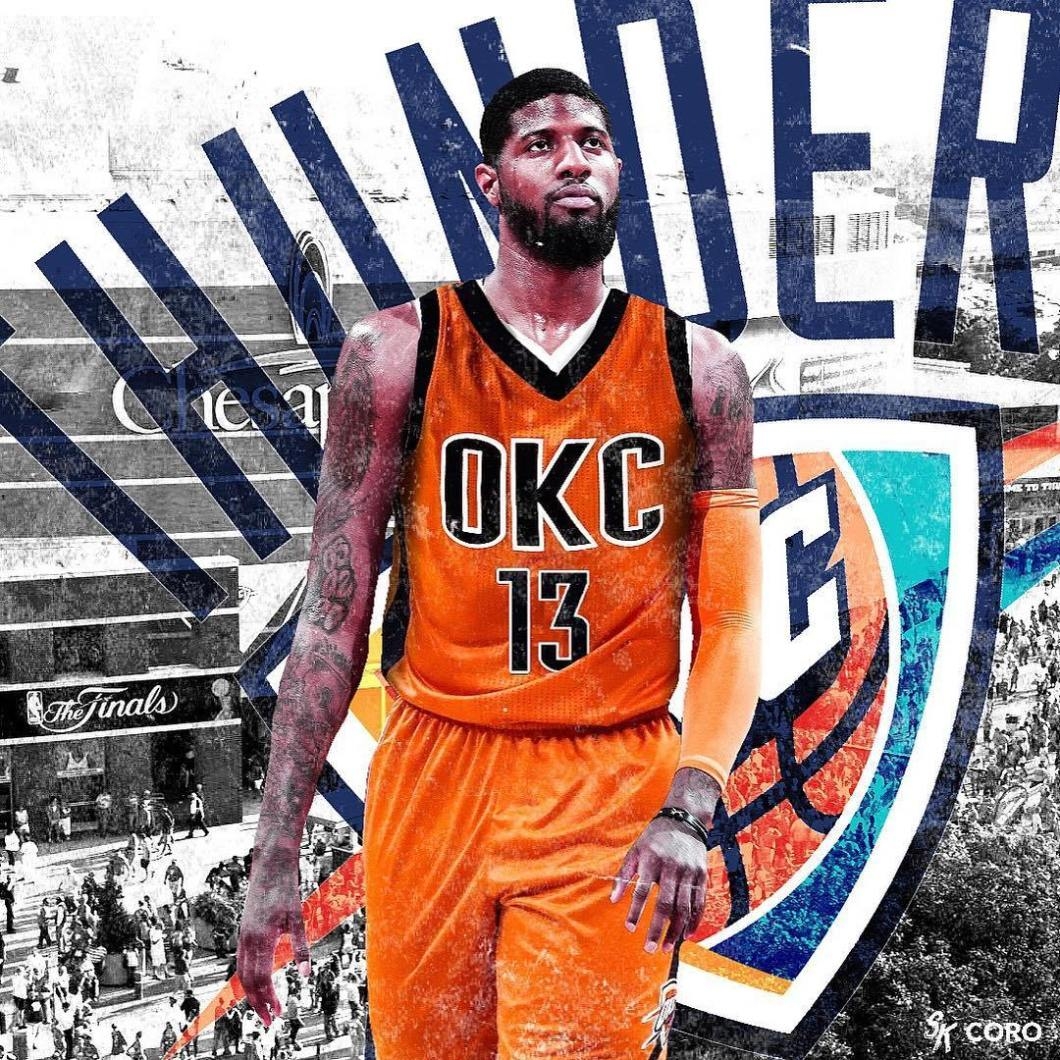 Paul George, OKC, Wallpaper, Basketball, Sport, 1060x1060 HD Handy