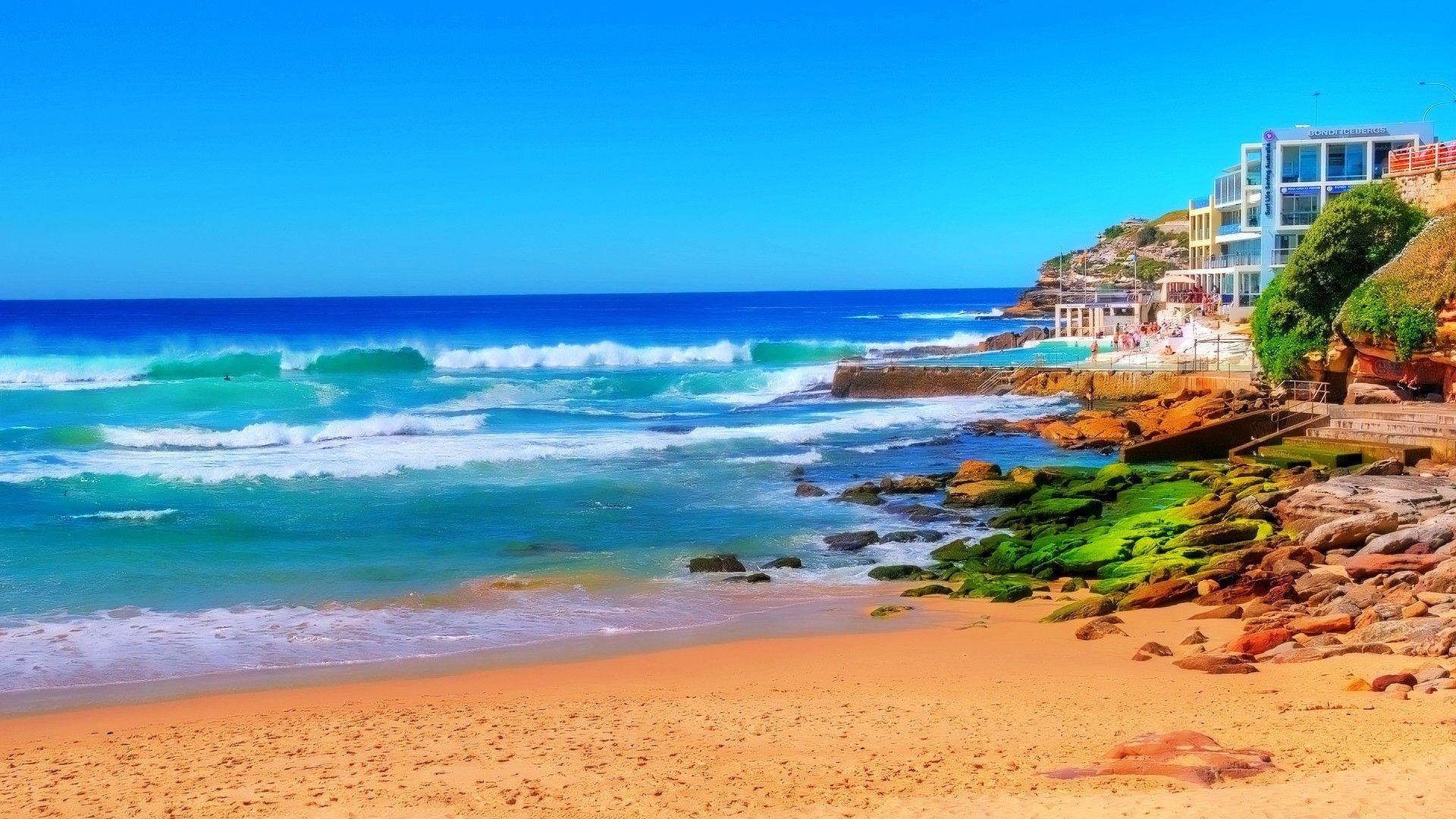 Bondi Beach, Sydney, Australien, Reisen, Strand, 1920x1080 Full HD Desktop