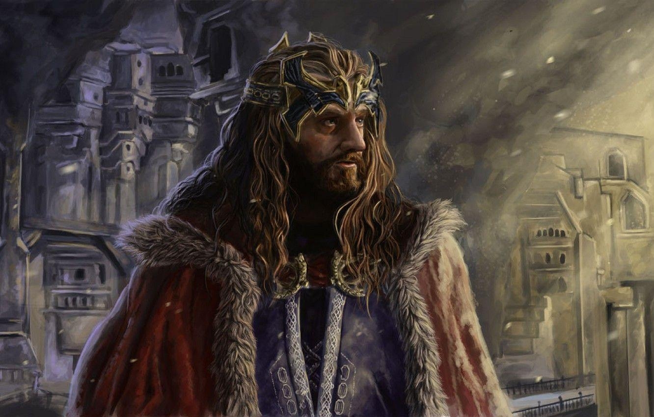 Der Hobbit, Zwergenkönig, Thorin, Eichenschild, Mittelerde, 1340x850 HD Desktop