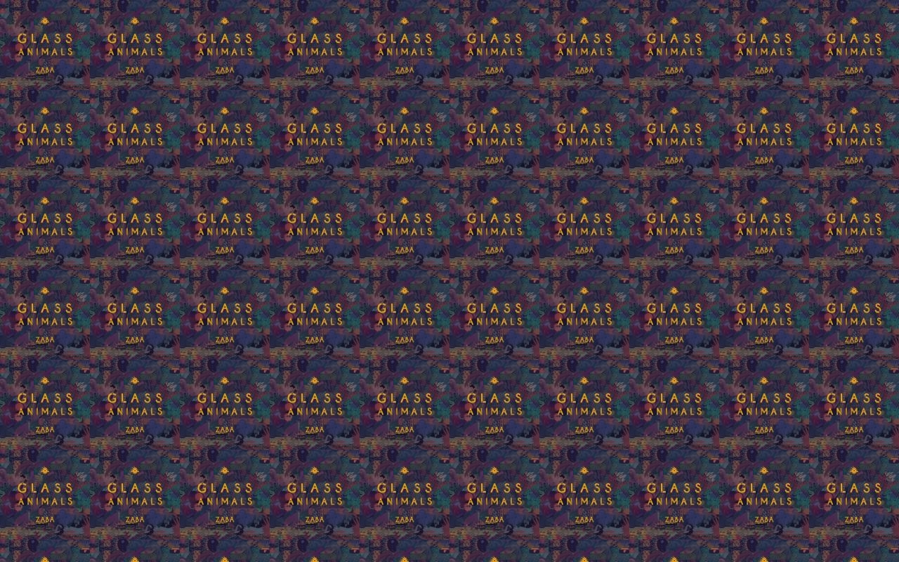 Glass Animals, Zaba, Tiled, Desktop, Wallpaper, 1280x800 HD Desktop