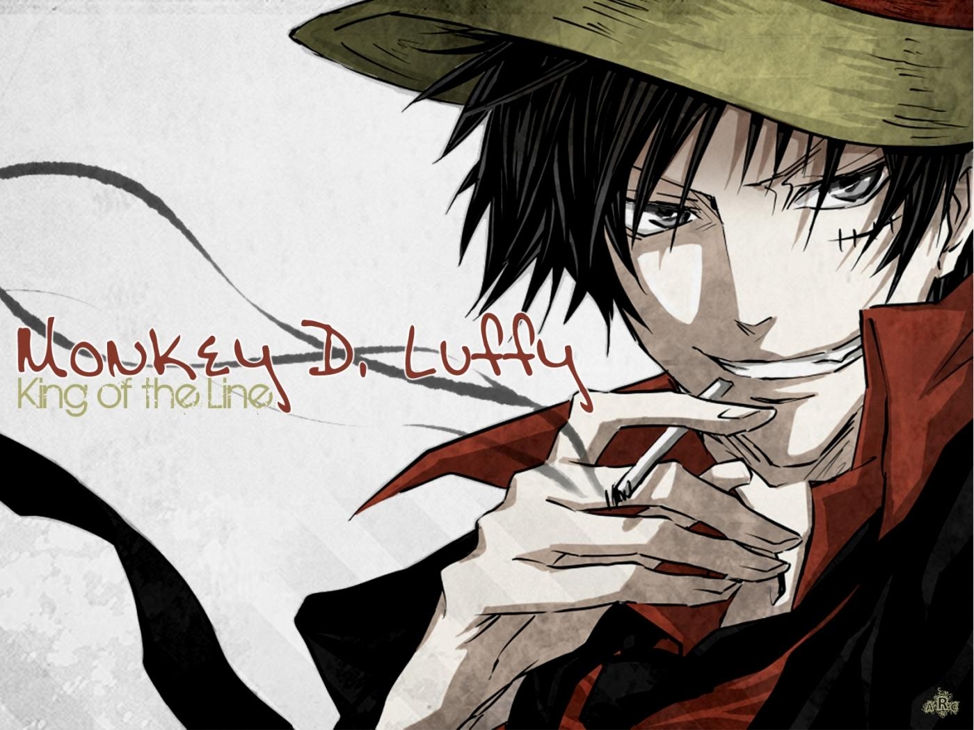 Monkey D. Luffy, One Piece, Anime, Piraten, Abenteuer, 1400x1050 HD Desktop