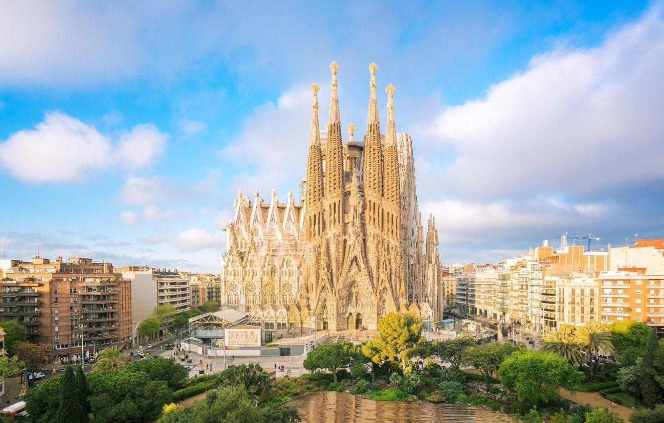 Spanien, Barcelona, Stadtbild, Fotografie, Desktopansicht, 1340x850 HD Desktop