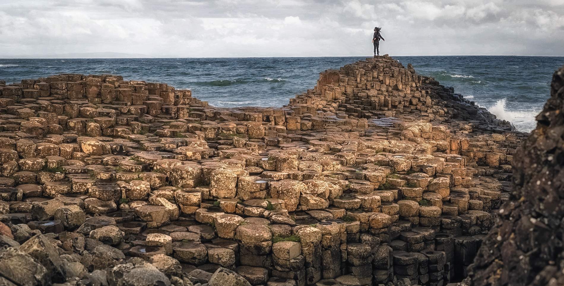 Giants Causeway, Nordirland, Natur, Reisen, Landschaft, 1900x970 HD Desktop