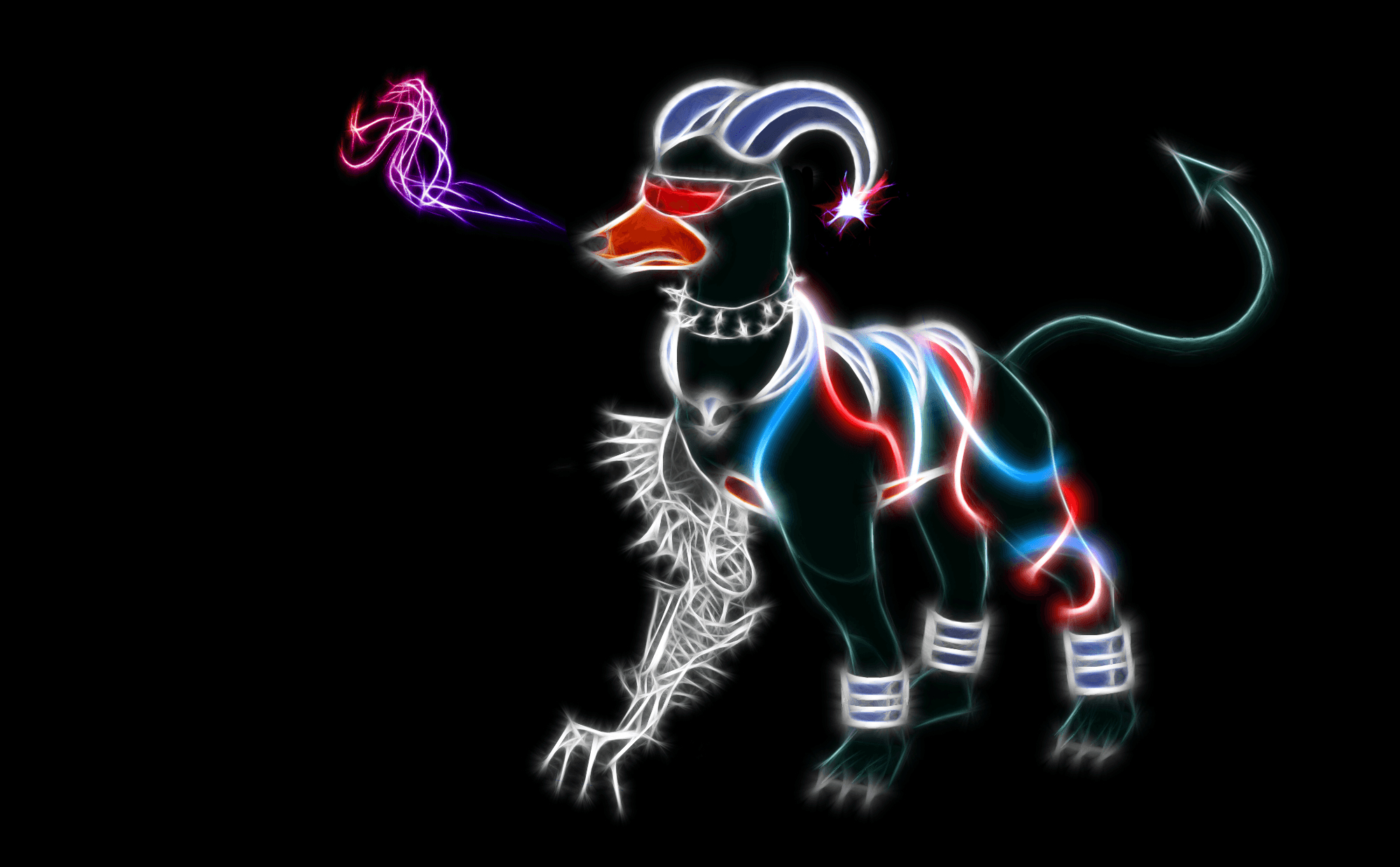 Houndoom, Hintergrund, Pokémon, Spiele, HD, 2000x1240 HD Desktop