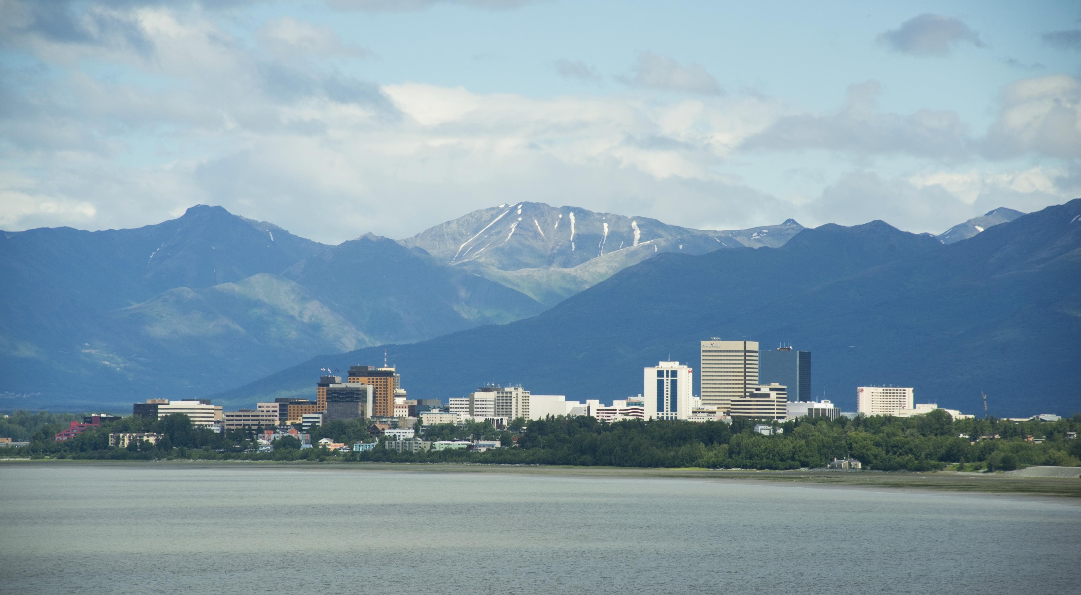 Anchorage, HD, Alaska, Stadt, Landschaft, 4200x2320 4K Desktop