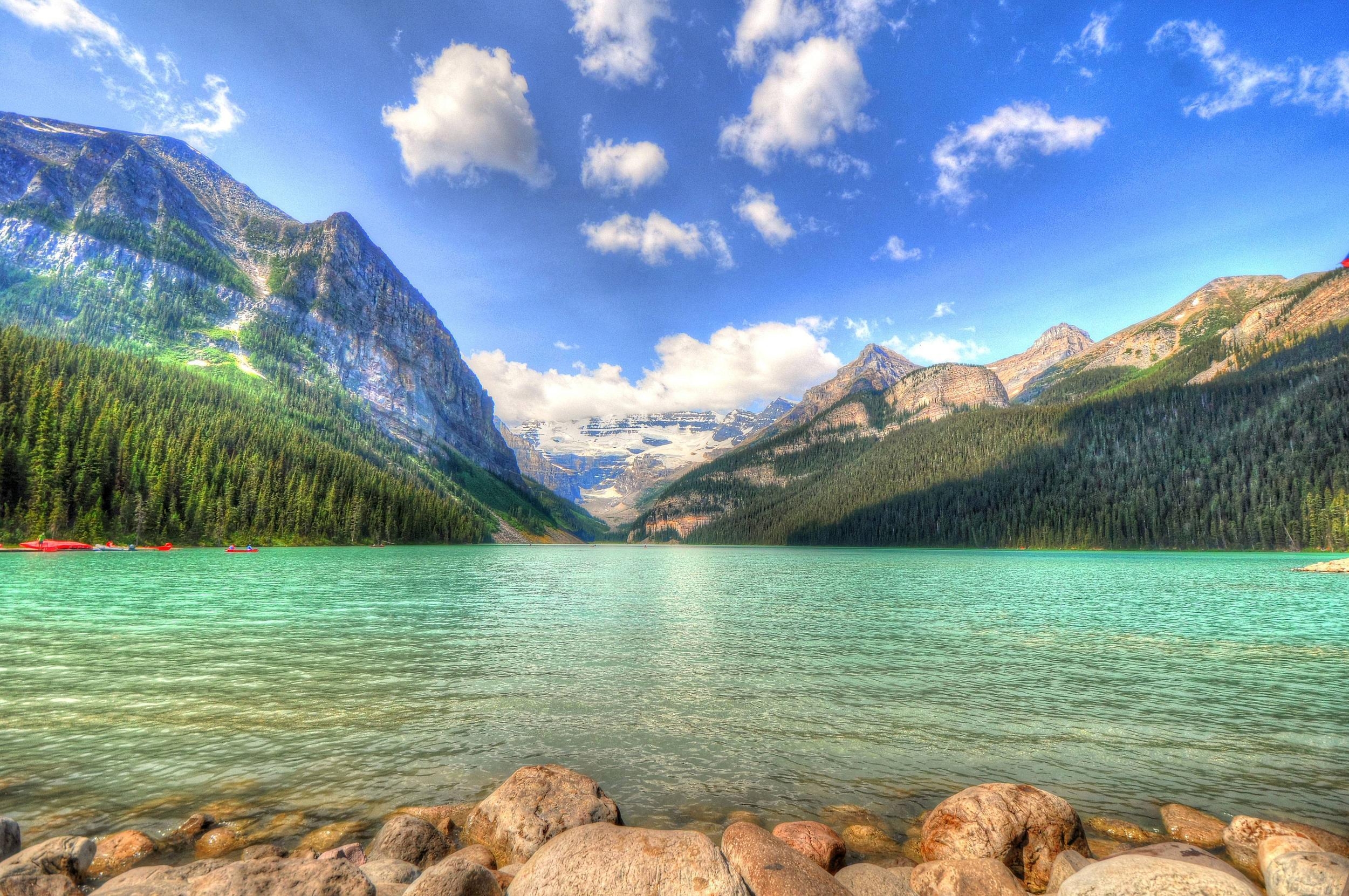 Lake Louise, Kanada, Landschaft, See, Natur, 2510x1670 HD Desktop