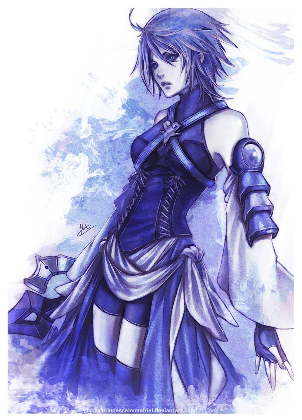 Aqua, Königreich Herzen, Handybild, Anime, Platte, 1040x1440 HD Handy