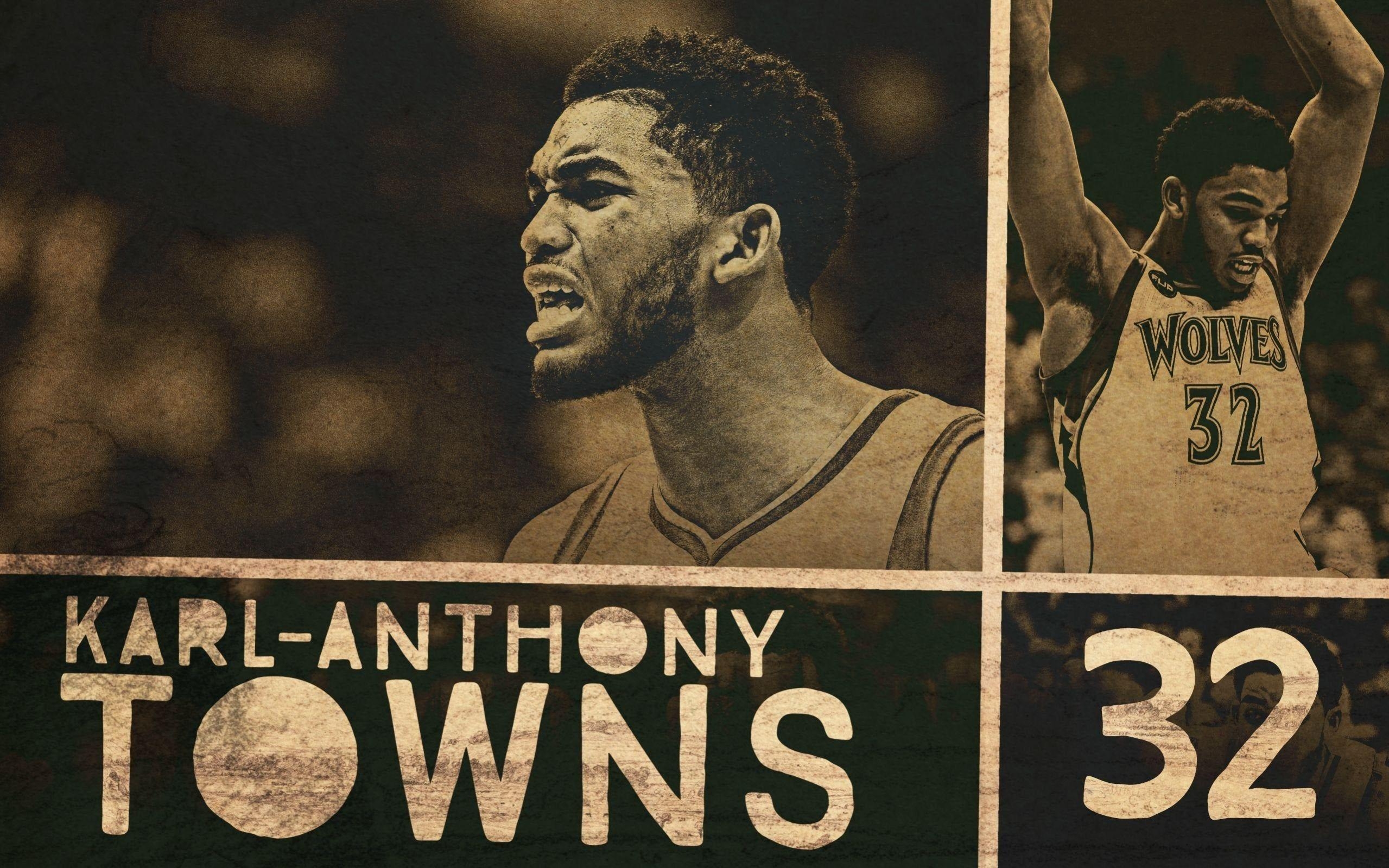 Karl-Anthony Towns, Basketball, HD, Sportler, Bild, 2560x1600 HD Desktop