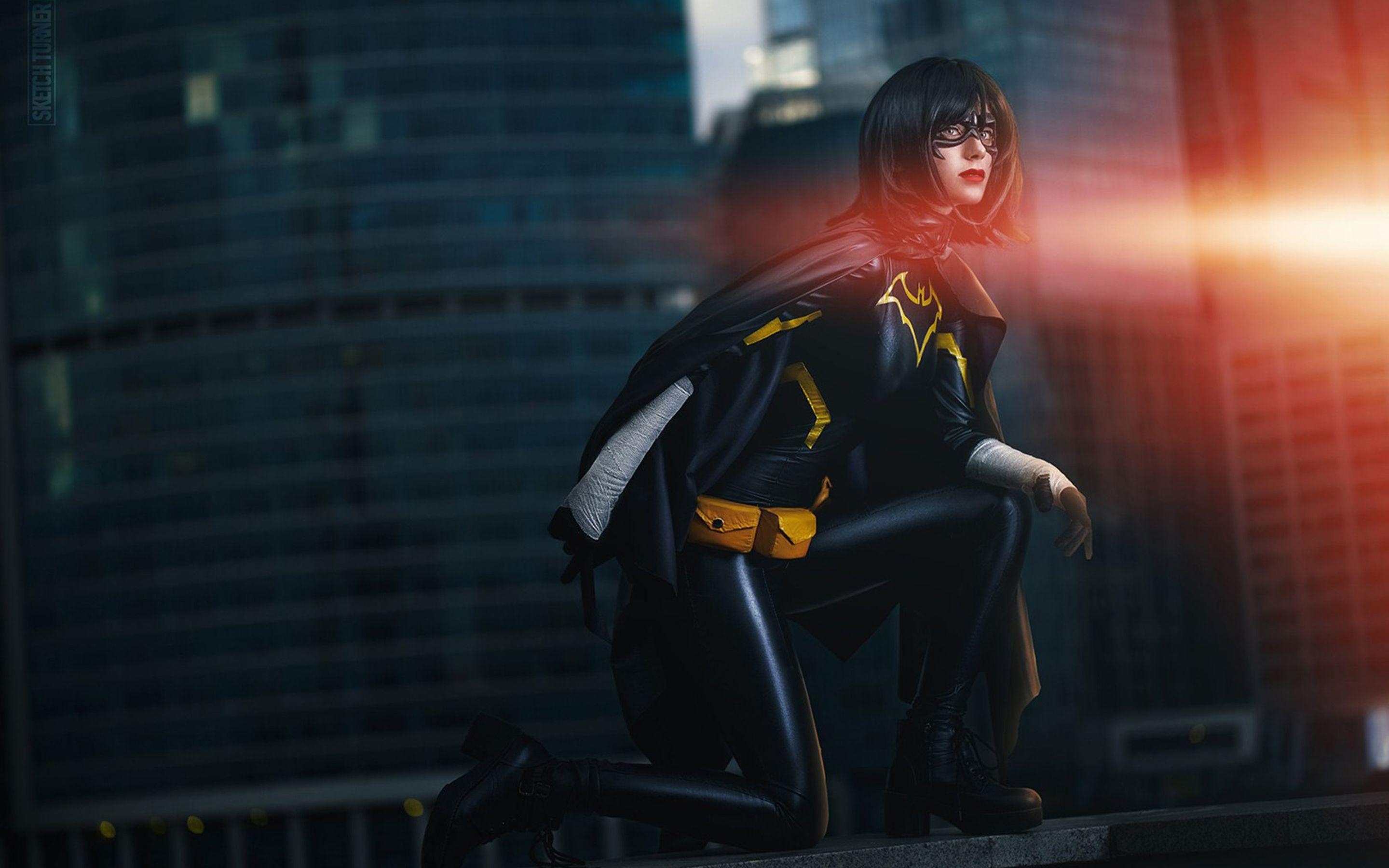 Batgirl, Windows, Comic, Heldin, Darstellung, 2880x1800 HD Desktop