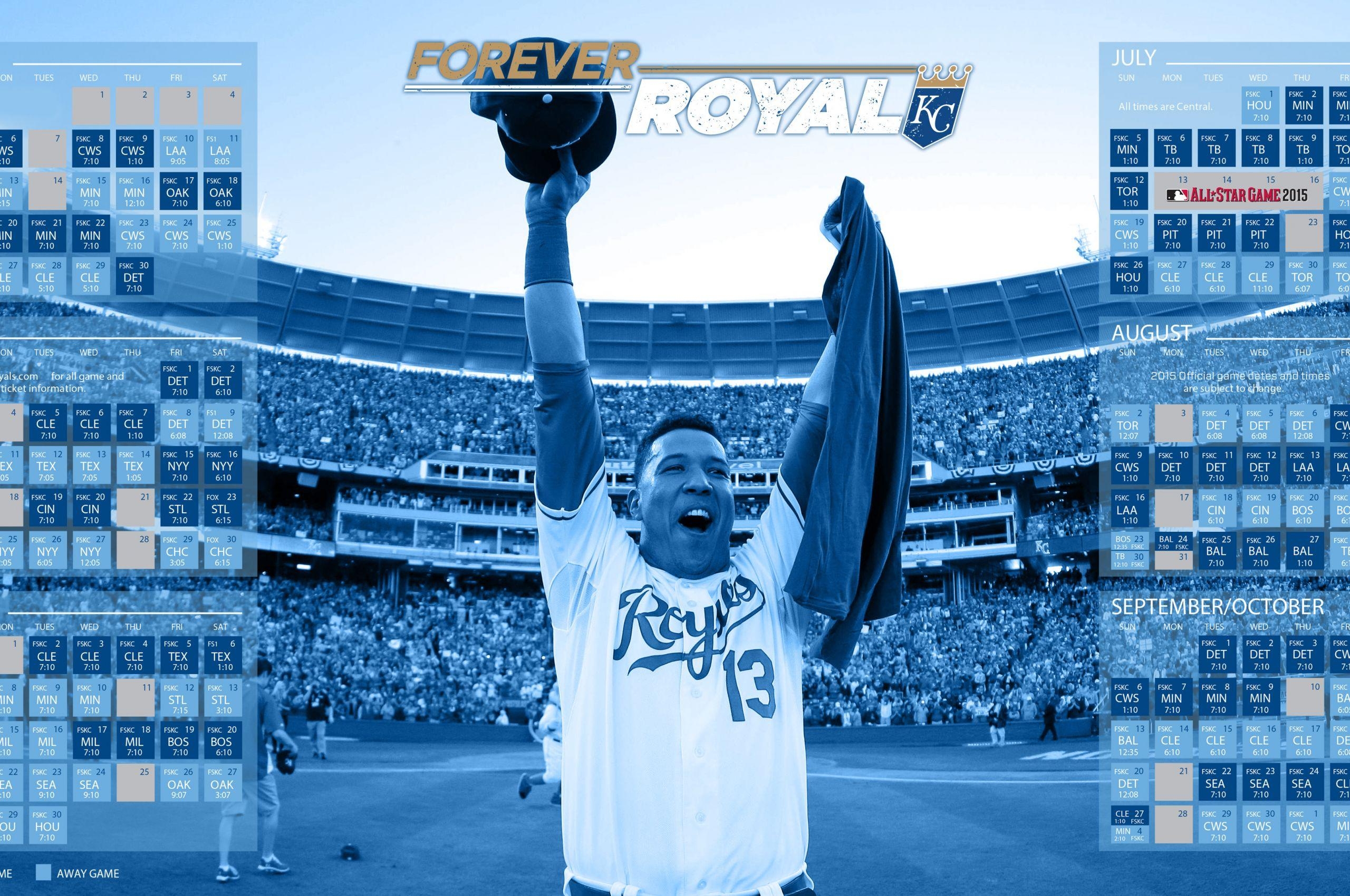 Kansas City Royals, 2015, MLB, Zeitplan, Herunterladen, 2560x1700 HD Desktop