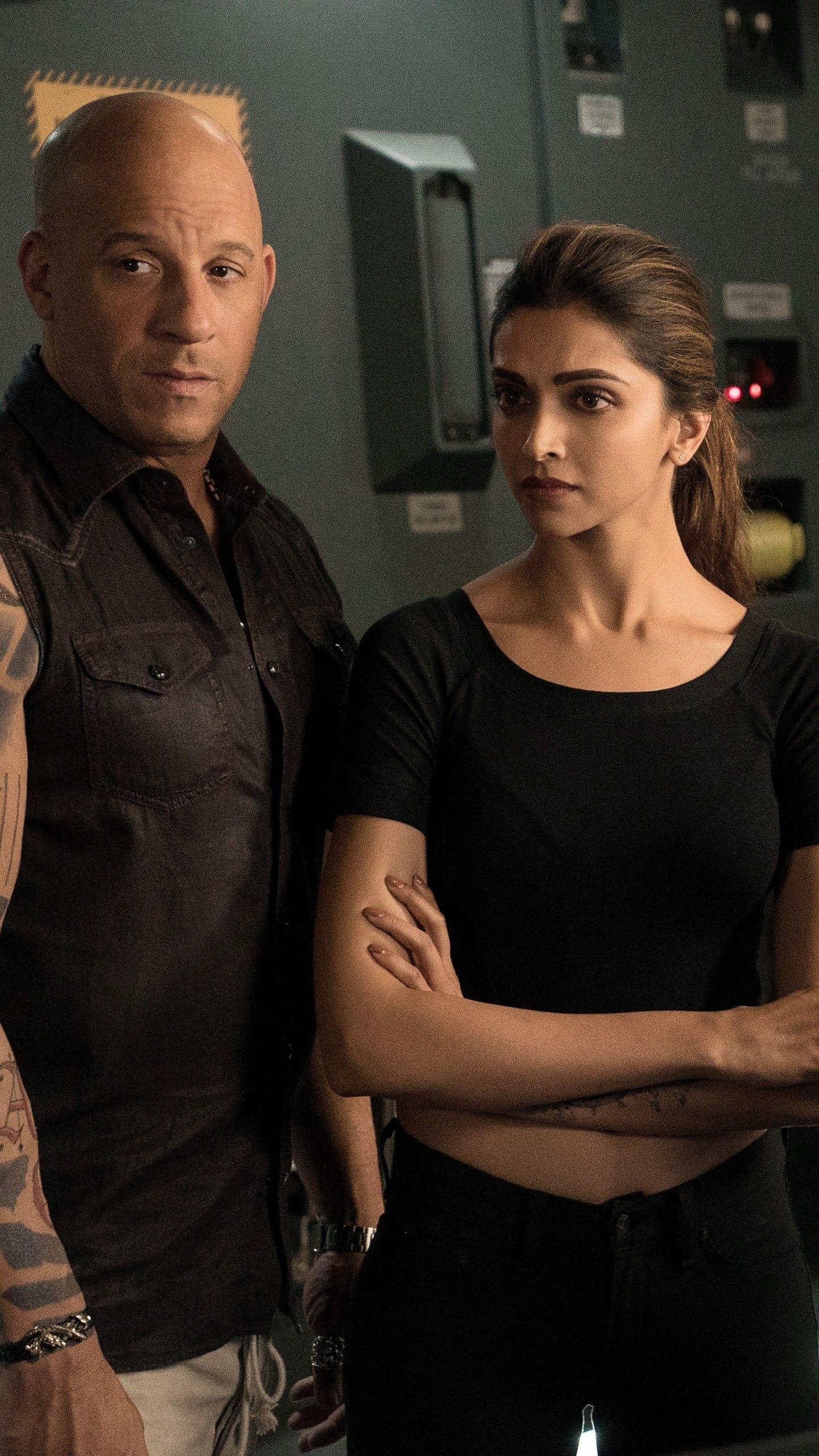 Vin Diesel, Deepika Padukone, xXx Rückkehr, Hollywood, Filme, 1440x2560 HD Handy