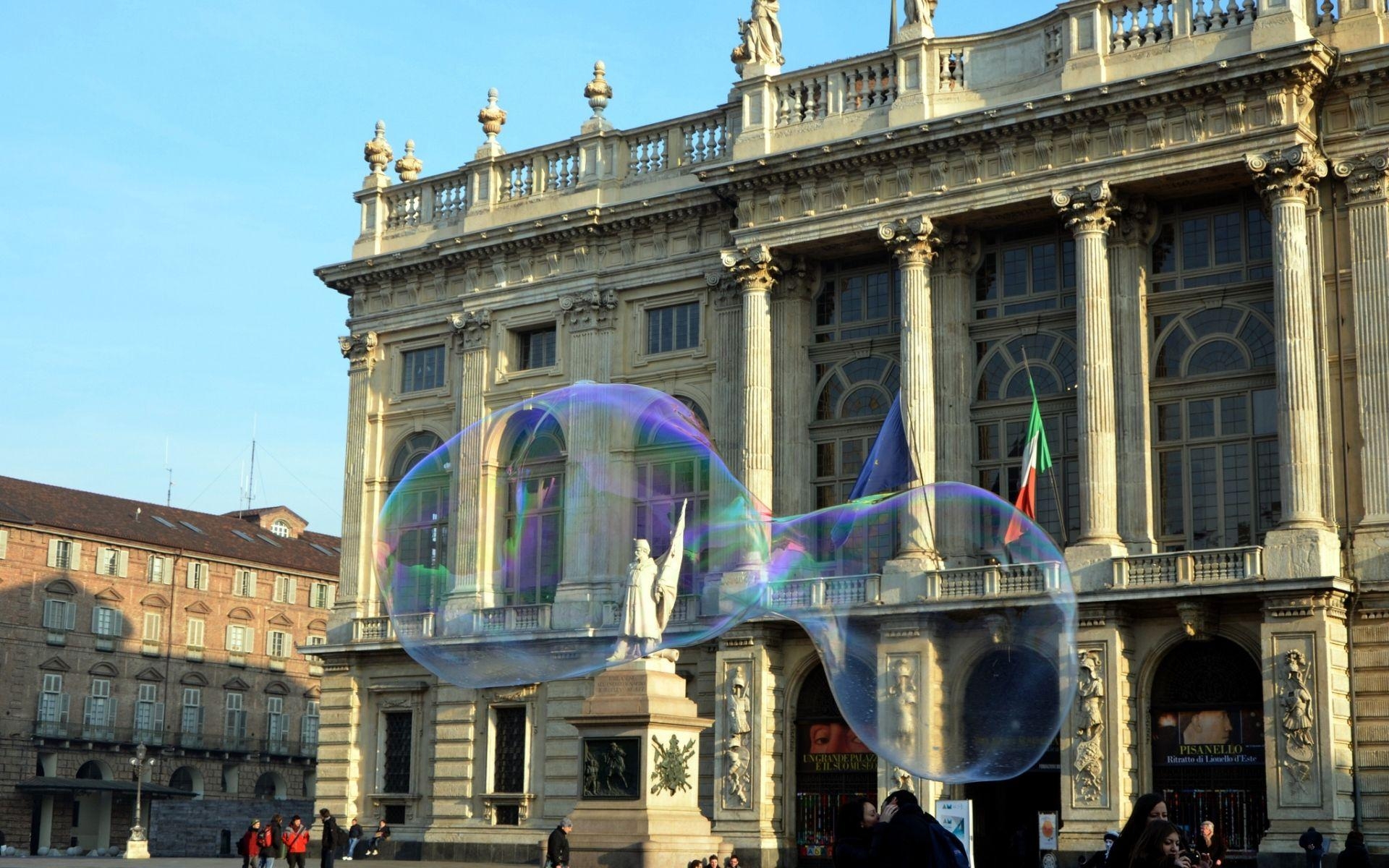 Turin, Palazzo Madama, Hintergrund, Italien, Architektur, 1920x1200 HD Desktop